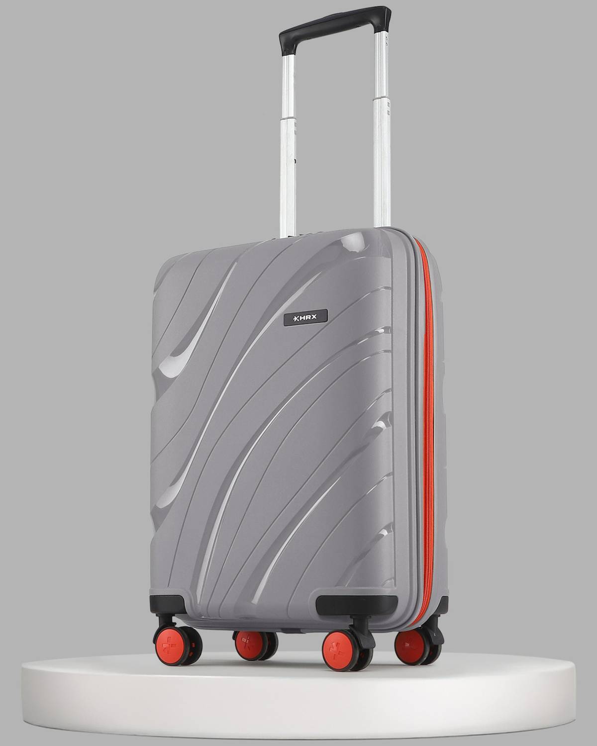 HRX Madrid 8 Wheels 22 inch Suitcase - Gray - Image 1