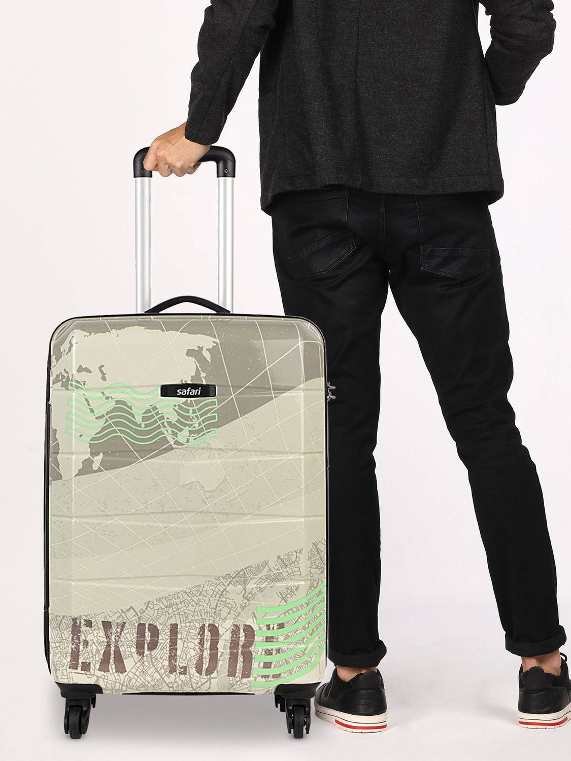 SAFARI EXPLORE 55 22 inch 4 Wheel Suitcase - Image 2