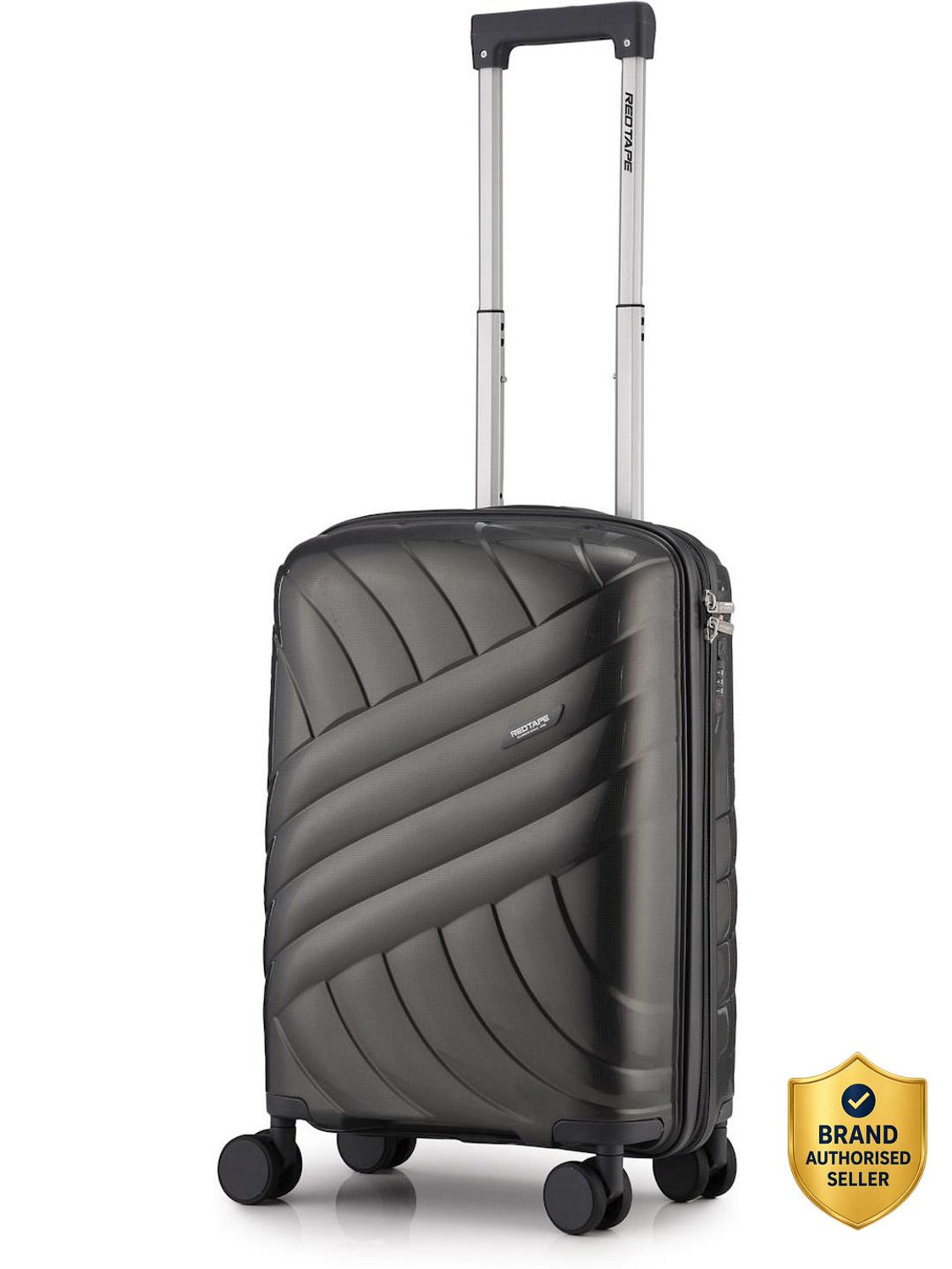 Image of Red Tape Unisex 40L Polycarbonate Hard Small Cabin-in Trolley Bag (56 cm) Cabin Suitcase 8 Wheels - 20 inch