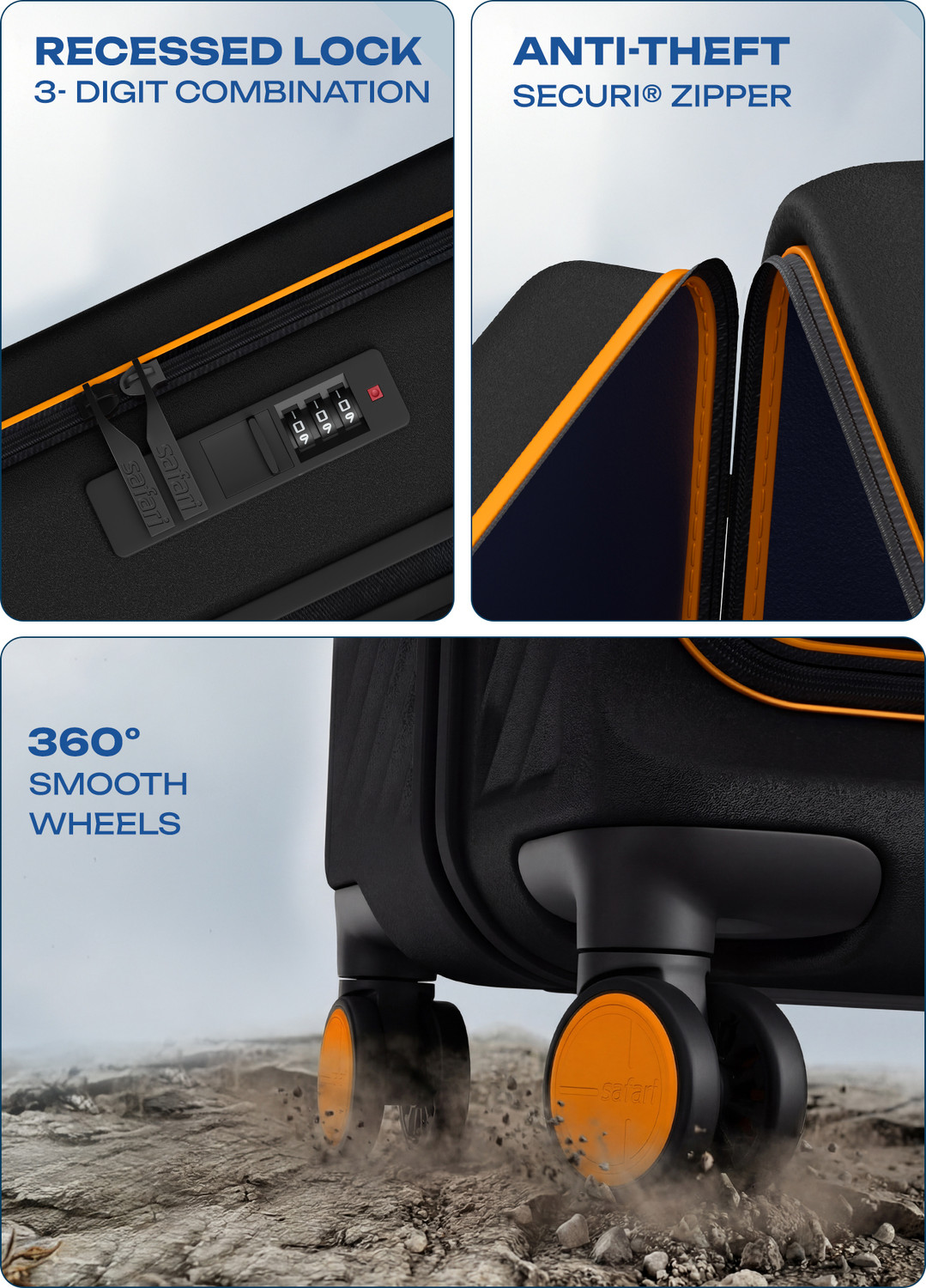 Image of SAFARI NOX Check-in Suitcase 8 Wheels - 26 inch