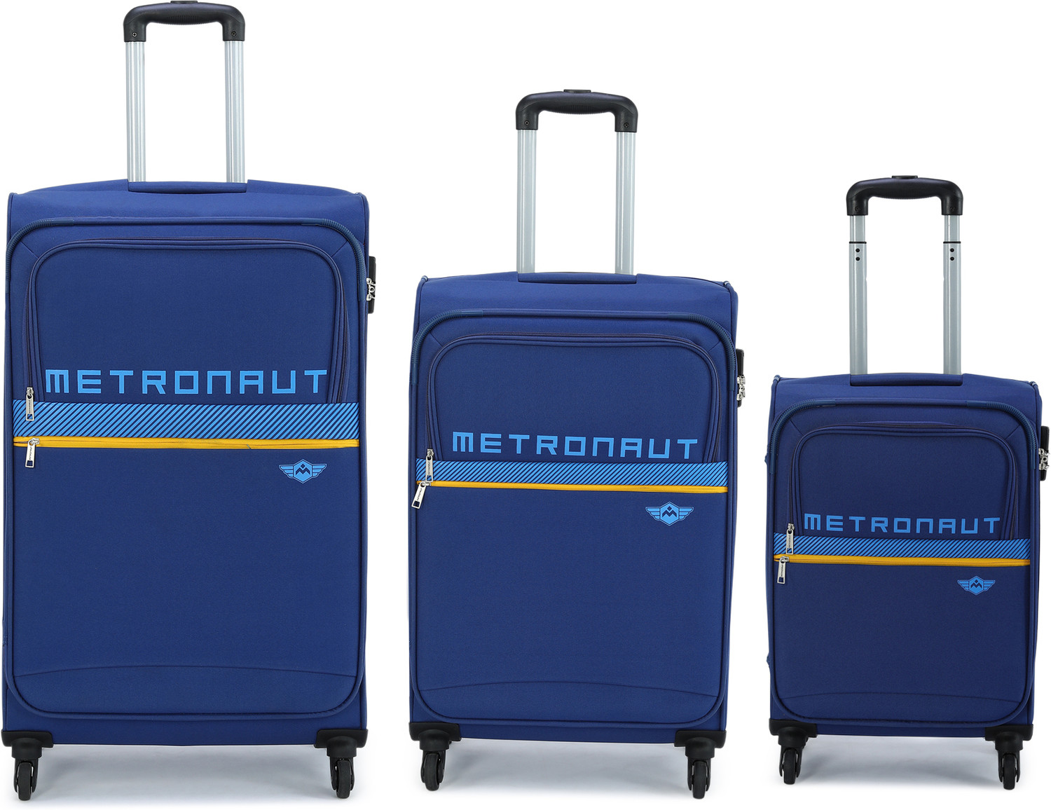 Image of METRONAUT Tonlite Combo Set (30inch+26inch+22inch) Cabin & Check-in Set 4 Wheels - 30 Inch