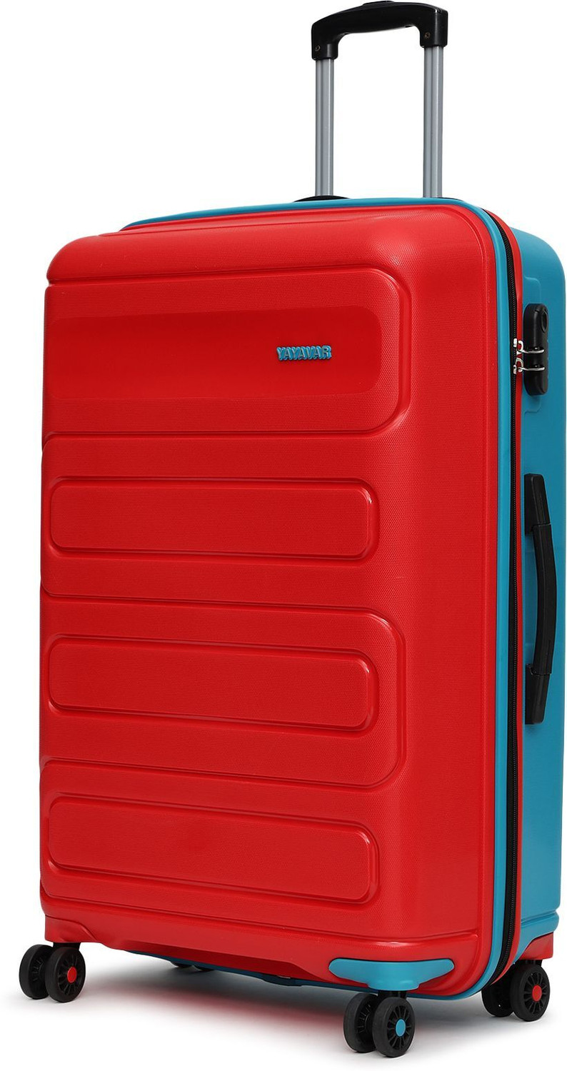 Image of YAYAVAR TOKYO REMIX FunColours UNBREAKABLE PREMIUM RANGE(5 YEARS INTERNATIONAL WARRANTY) Check-in Suitcase 8 Wheels - 28 inch