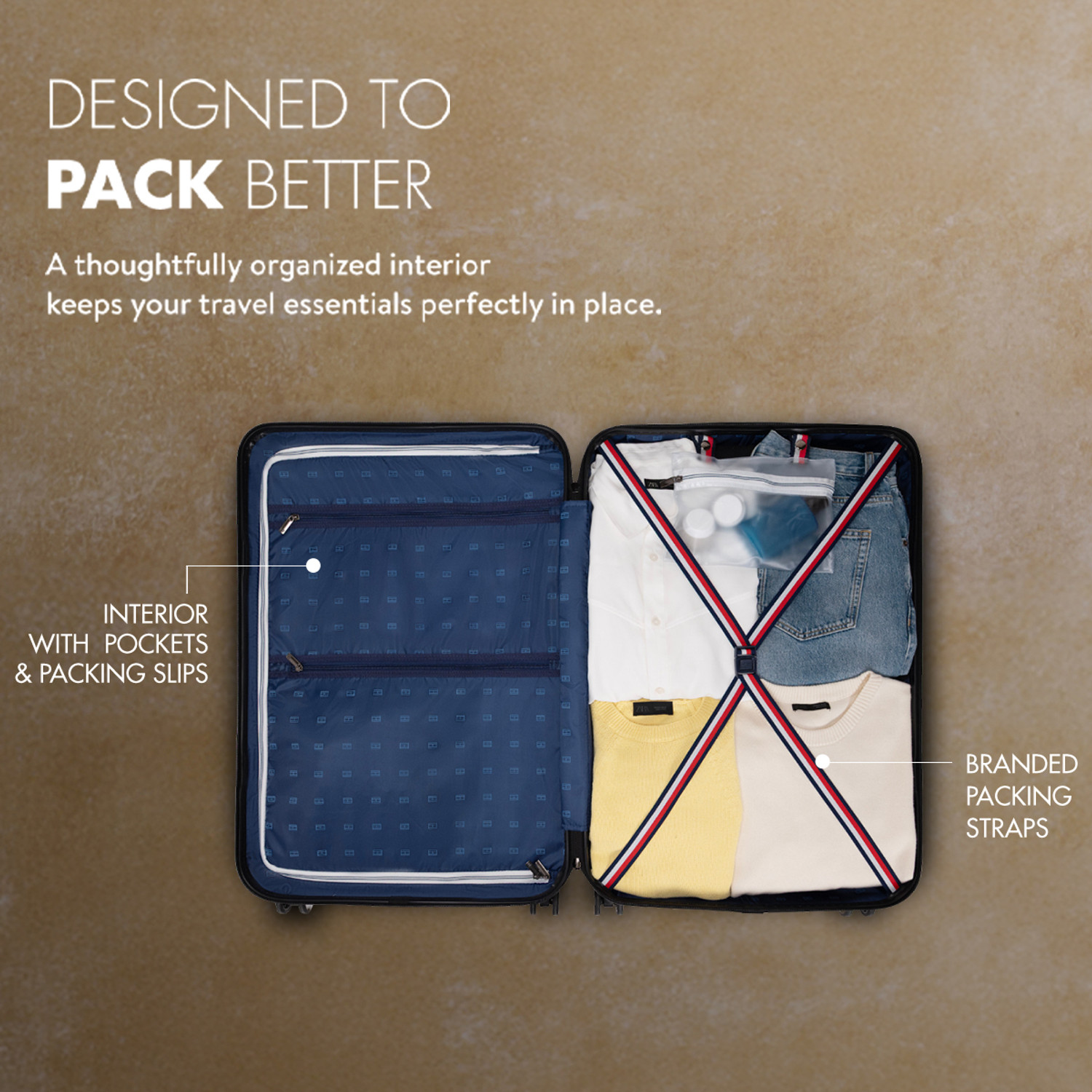 Image of TOMMY HILFIGER TRITON PRO Check-in Suitcase 8 Wheels - 30 Inch