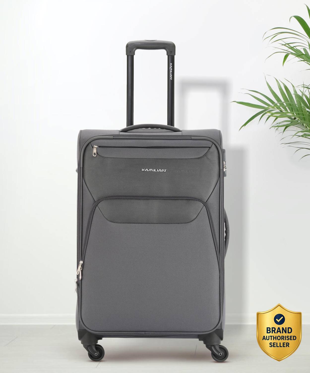 Kamiliant by American Tourister Kam Bali Sp 79Cm Ch Grey Expandable  Check-in Suitcase 4 Wheels - 31 inch