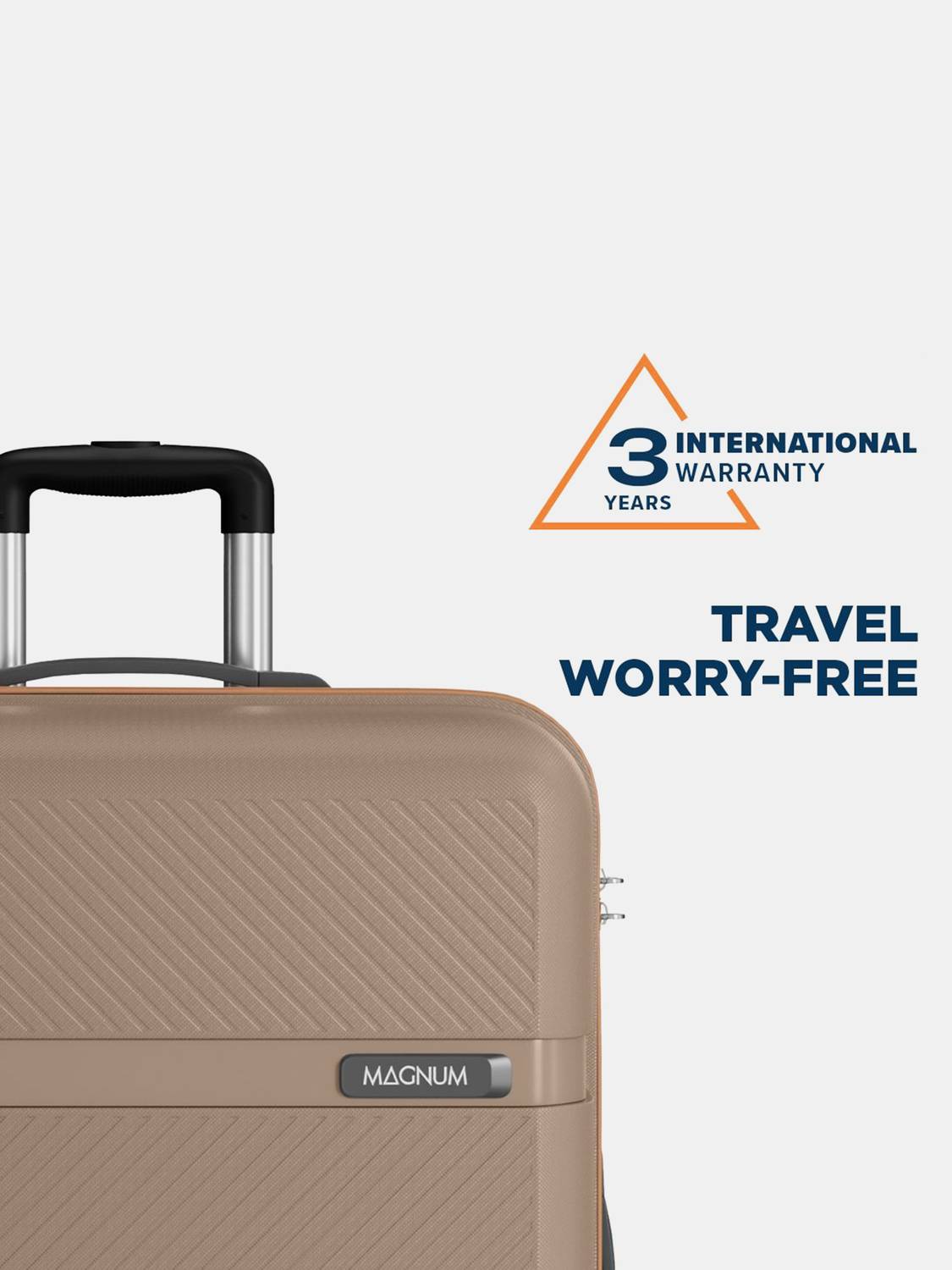 SAFARI Fury 66 4W Fossil Check-in Suitcase 8 Wheels - 26 Inches