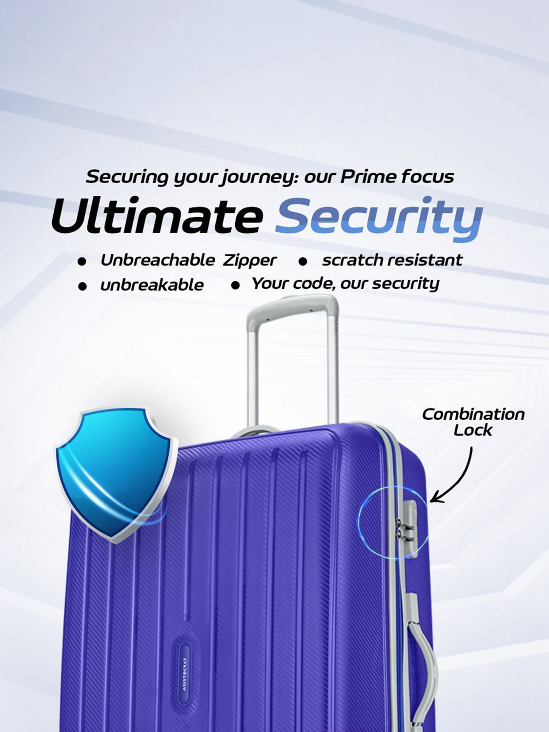 Image of ARISTOCRAT Photon 65 - Hardbody Trolley Bag Check-in Suitcase 4 Wheels - 25 inch