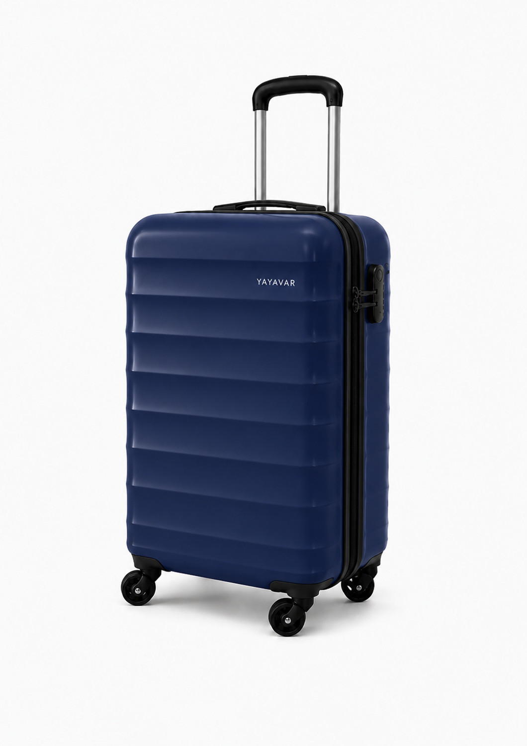 Image of YAYAVAR OSLO Scratchproof 360Degree Rotating Design Trolley Bag Check-in Suitcase 4 Wheels - 26 Inch