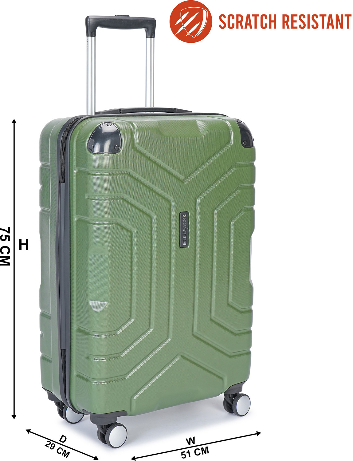 Image of KILLER Spider Check-in Suitcase 8 Wheels - 30 inch