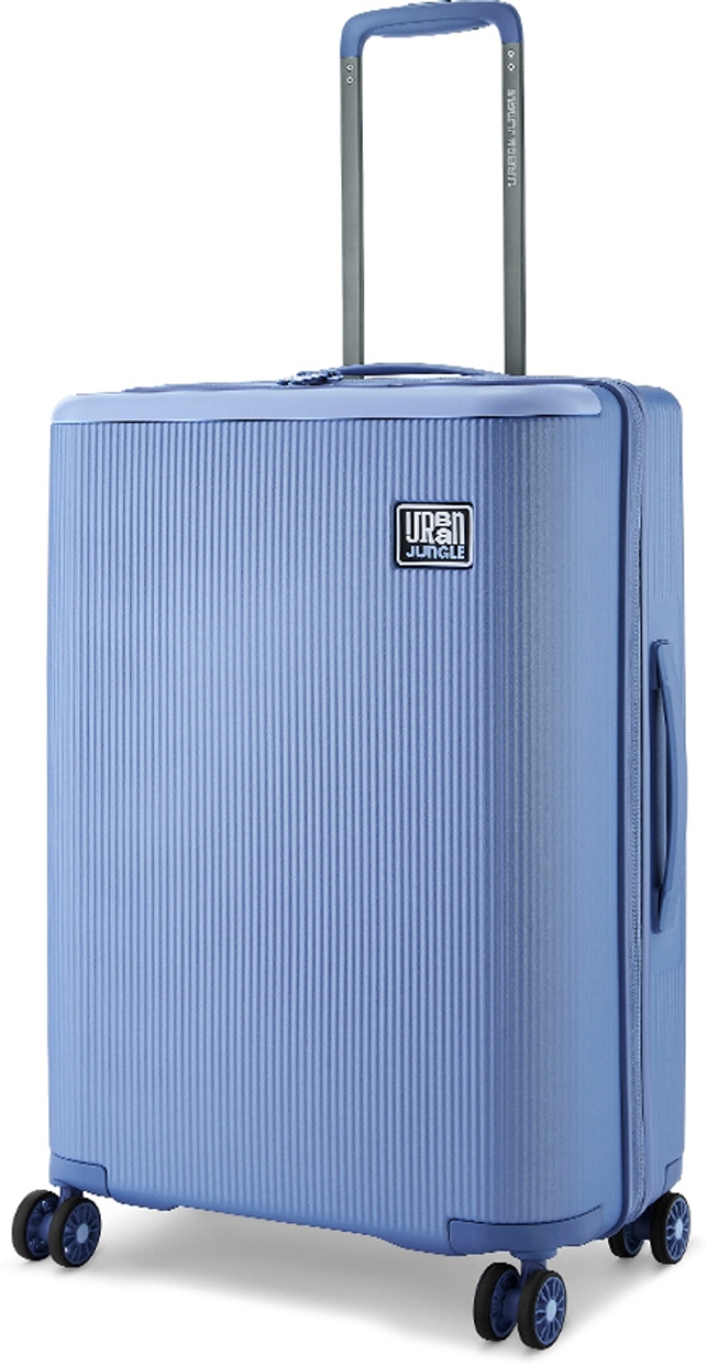 Image of Urban Jungle Medium Check-in Suitcase (65 cm) 8 Wheels - Lumolite - Blue Check-in Suitcase 8 Wheels - 26 inch