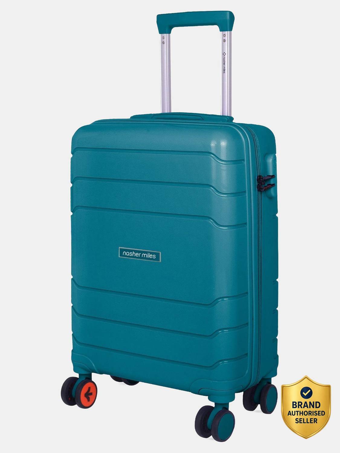 NASHER MILES Lisbon Polypropylene 20inch Hard-Sided Spinner Trolley Bag for Travel & Business Cabin Suitcase 8 Wheels - 20 inch