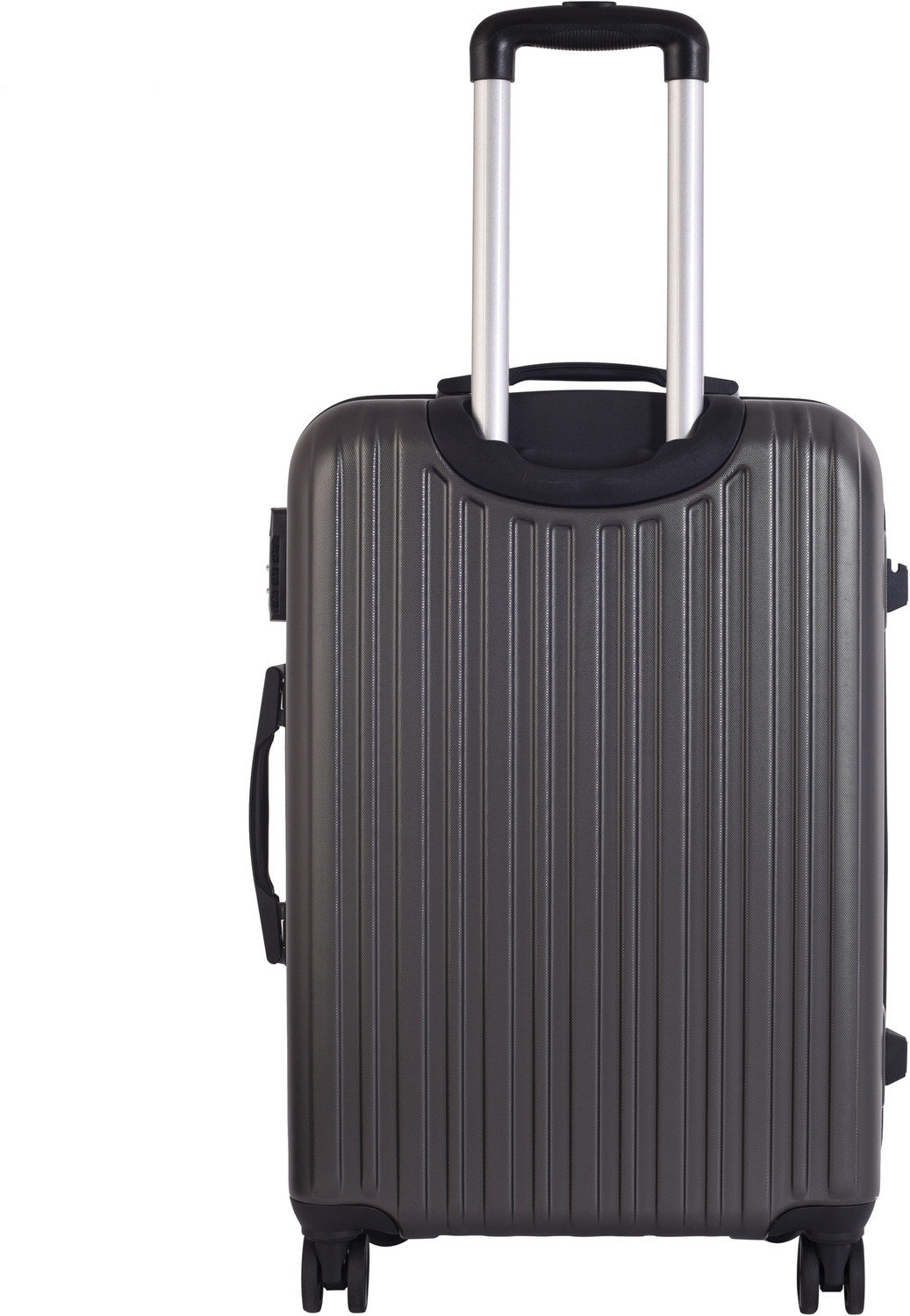 Image of Luggero CLASSIC Light-Weight & Durable Polycarbonate DARK GREY Hard Luggage Cabin & Check-in Set 8 Wheels - 28 inch
