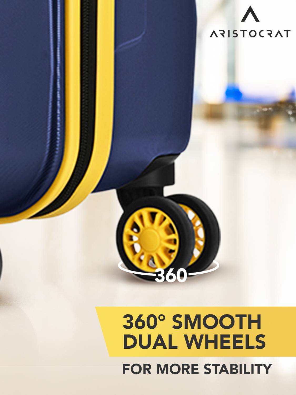 ARISTOCRAT Comet 26 inch 8-Wheel Suitcase - Image 4