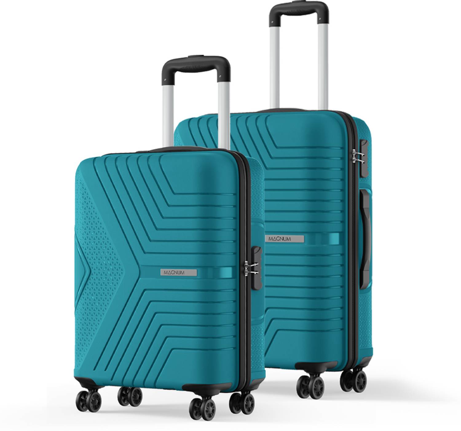 Safari Magnum Zeno 2 (Small 55cm | Medium 65cm) Cabin & Check-in Set 4 Wheels - 26 Inches