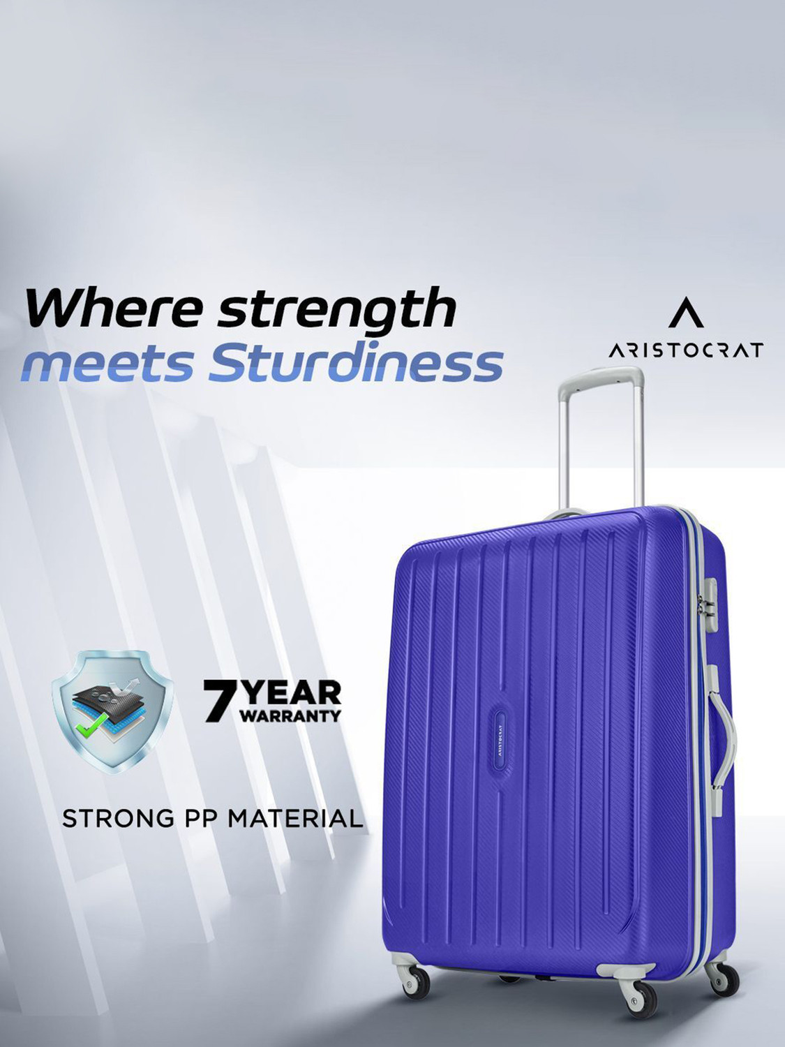 Image of ARISTOCRAT Photon 75 - Hardbody Trolley Bag Check-in Suitcase 4 Wheels - 31 inch