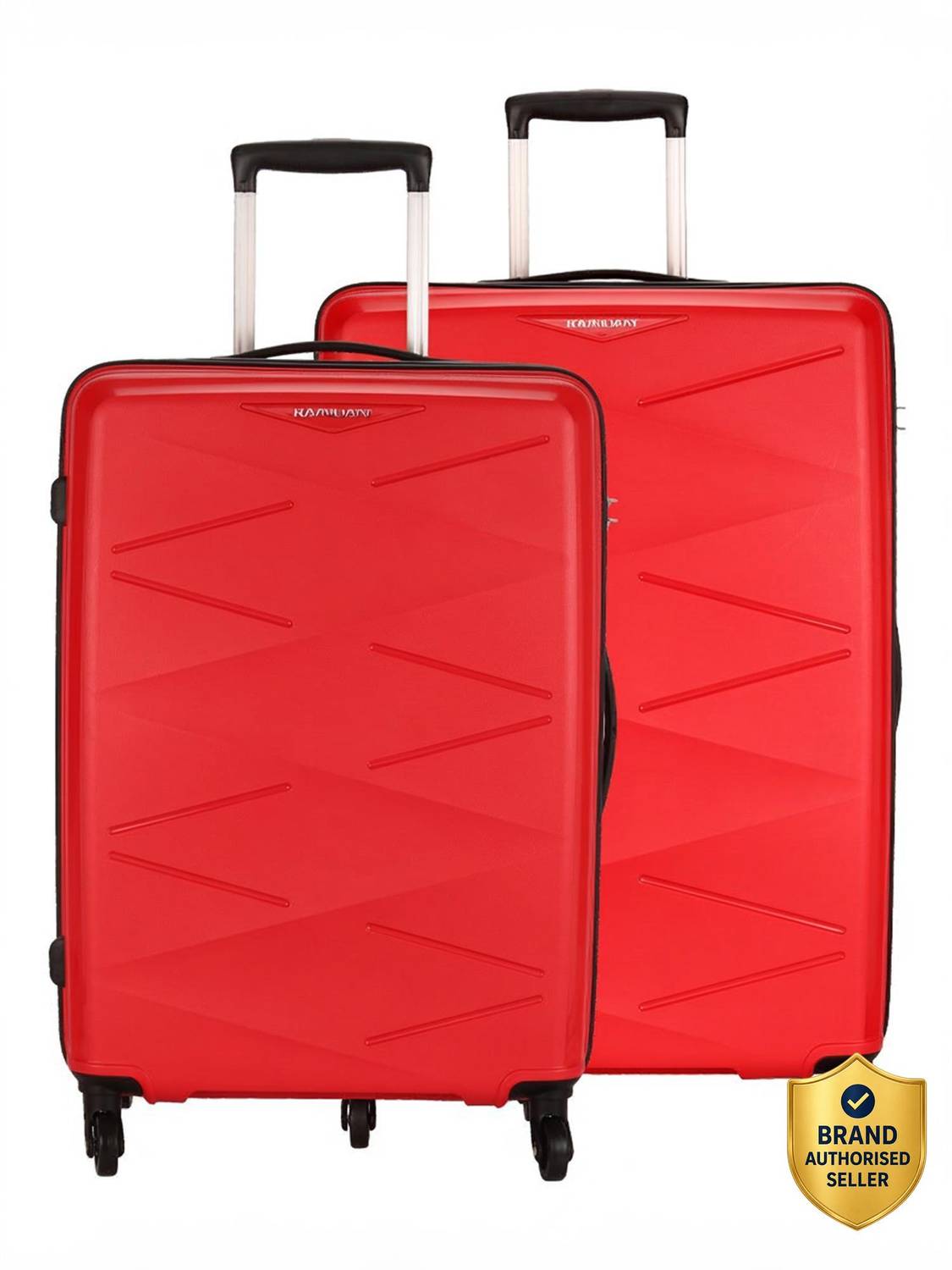 Kamiliant by American Tourister (Small 55 Cm | Medium 68 Cm)Combination Lock-Triprism Cabin & Check-in Set 4 Wheels - 27 inch
