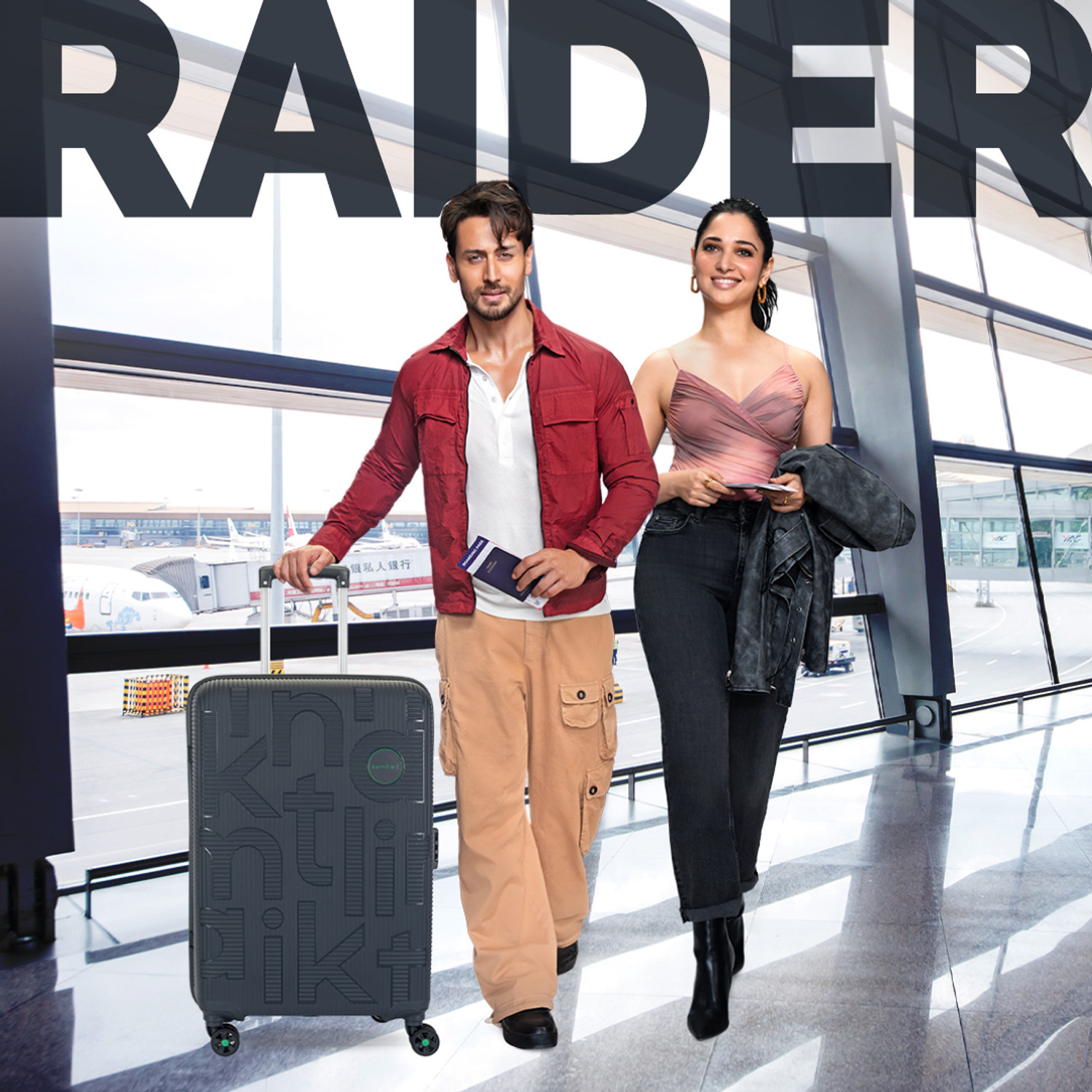 Image of KAMILIANT RAIDER POP Check-in Suitcase 8 Wheels - 27 inches