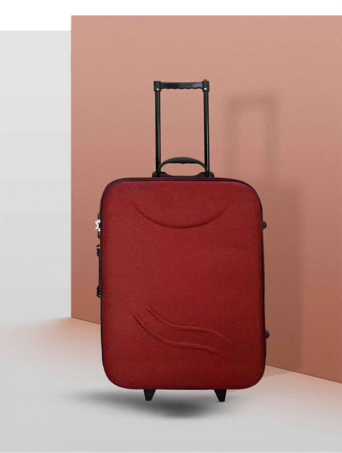 AKSHAT RED 24INCH SUITCASE Cabin Suitcase 3 Wheels - 24 inch