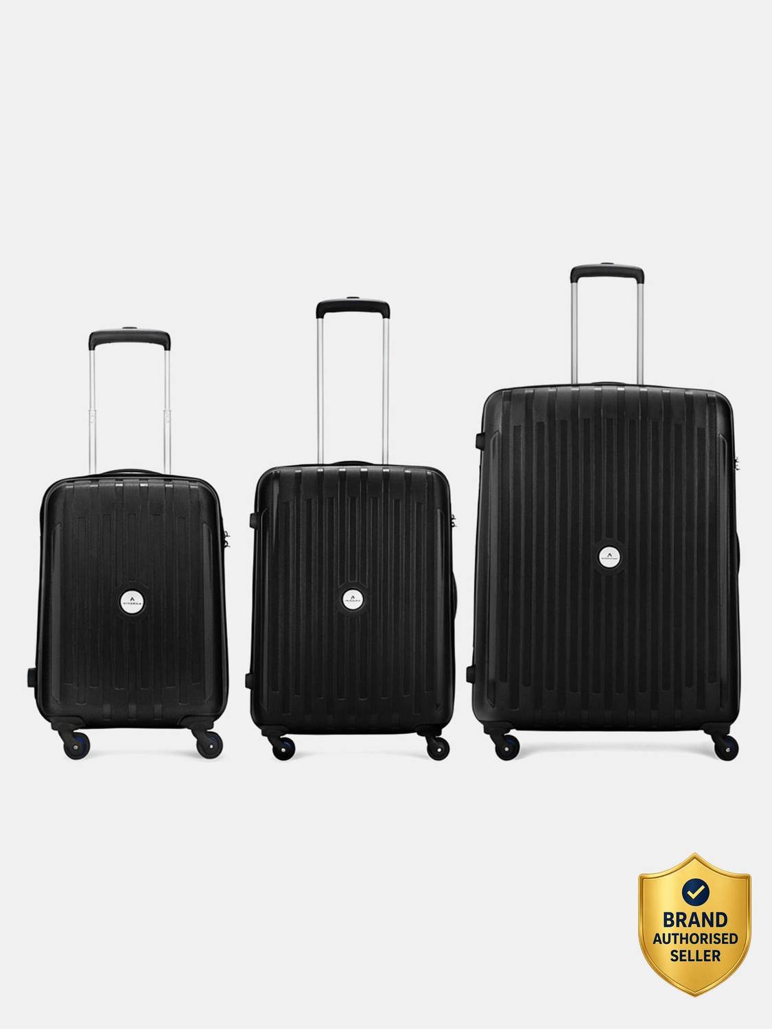 ARISTOCRAT ARMSTRONG 3 (Small 53cm|Medium 65cm|Large 78cm) 360 JBK Cabin & Check-in Set 4 Wheels - 31 Inch