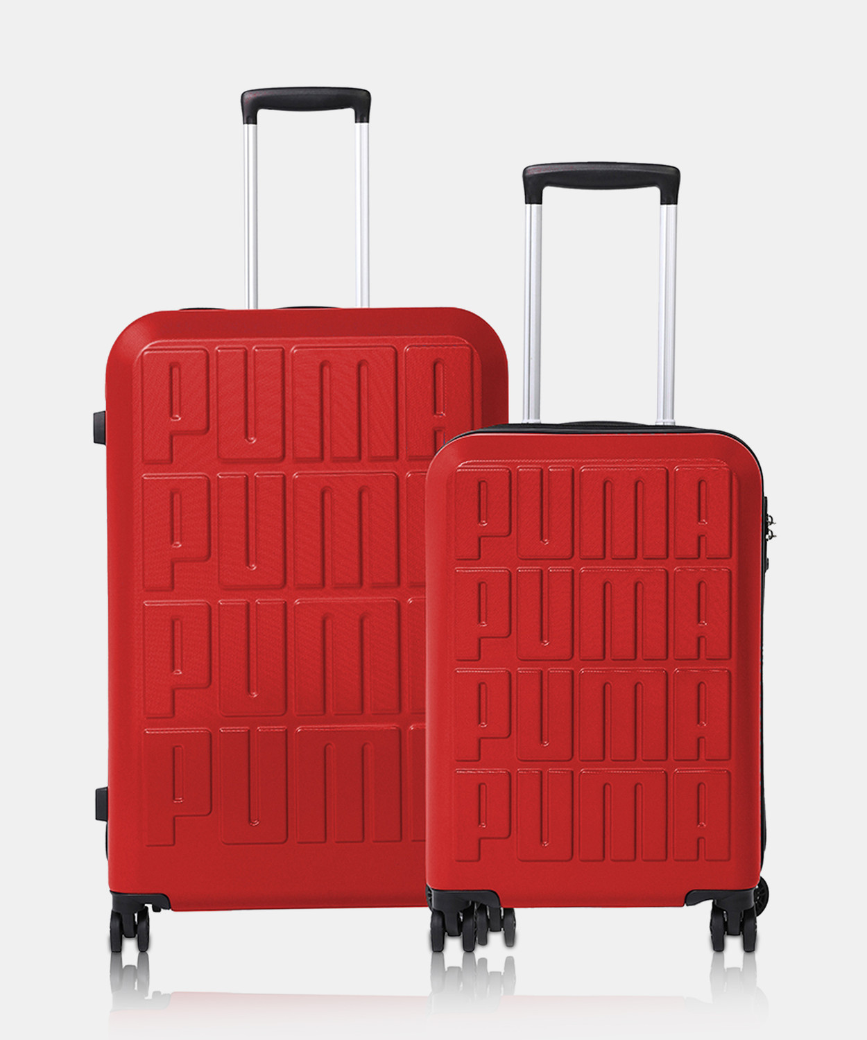 Image of PUMA Styl. Trolley Set of 2 (Small 55.5 | Medium 66.5) Cabin & Check-in Set 8 Wheels - 26 inch