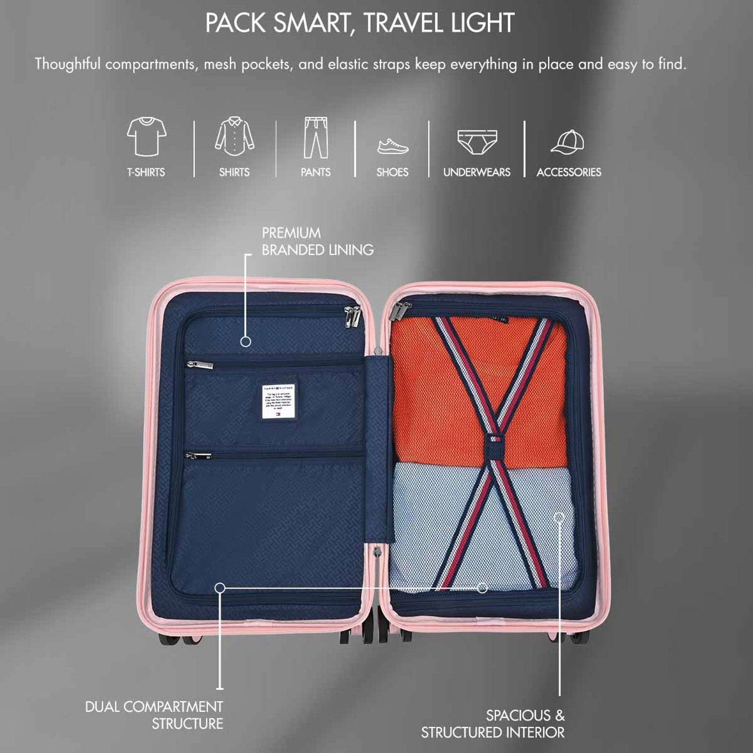 Image of TOMMY HILFIGER Duke Cabin Suitcase 8 Wheels - 22 inch