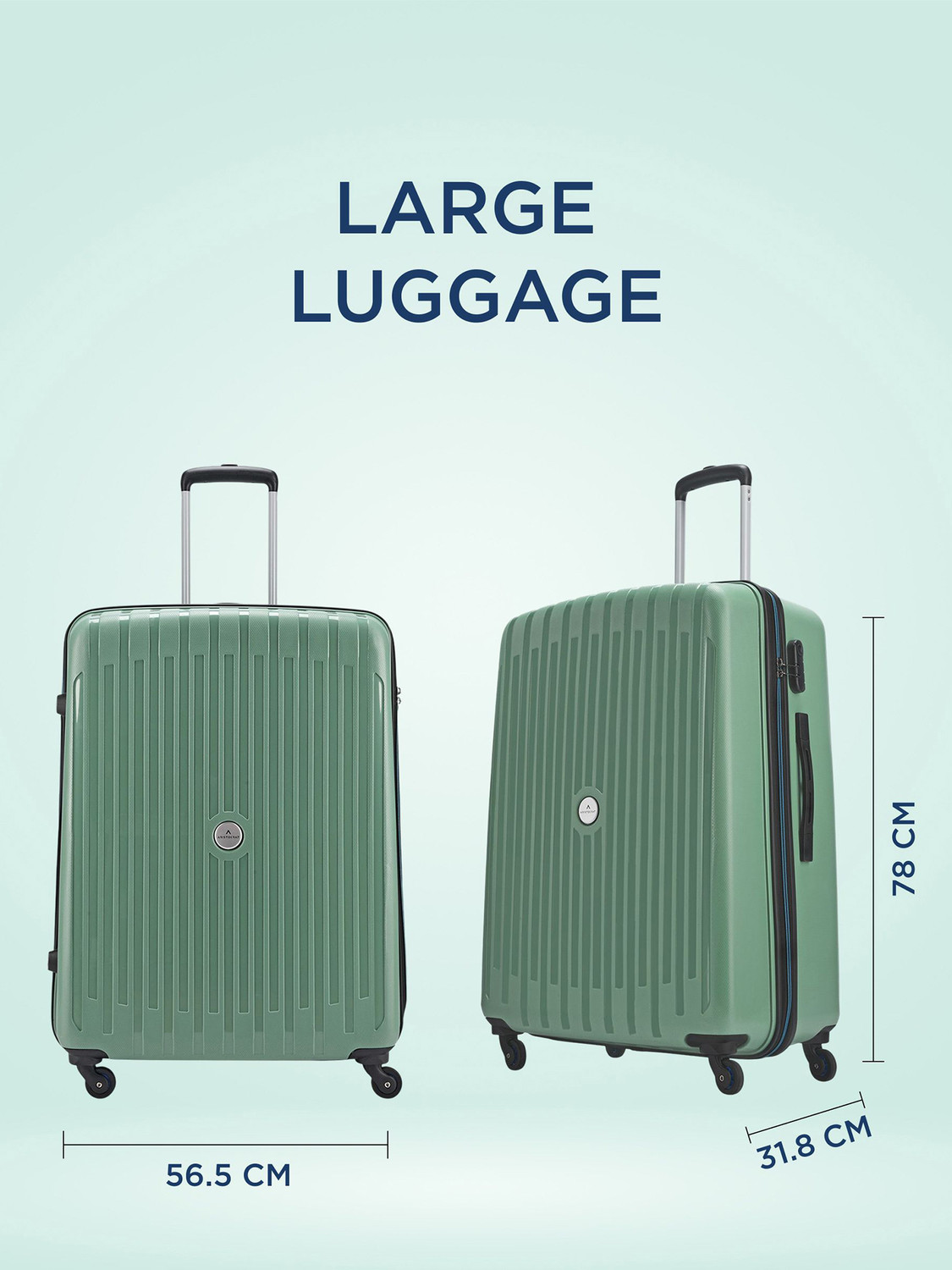 Image of ARISTOCRAT Armstrong 3 (Small 53cm|Medium 65cm|Large 78cm) - Trolley Bag Cabin & Check-in Set 4 Wheels - 31 Inch