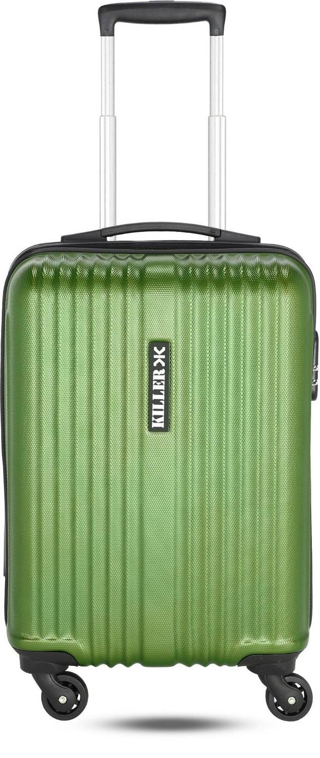 KILLER Small Cabin Suitcase 53cm 4-Wheels Olive Green - Image 3