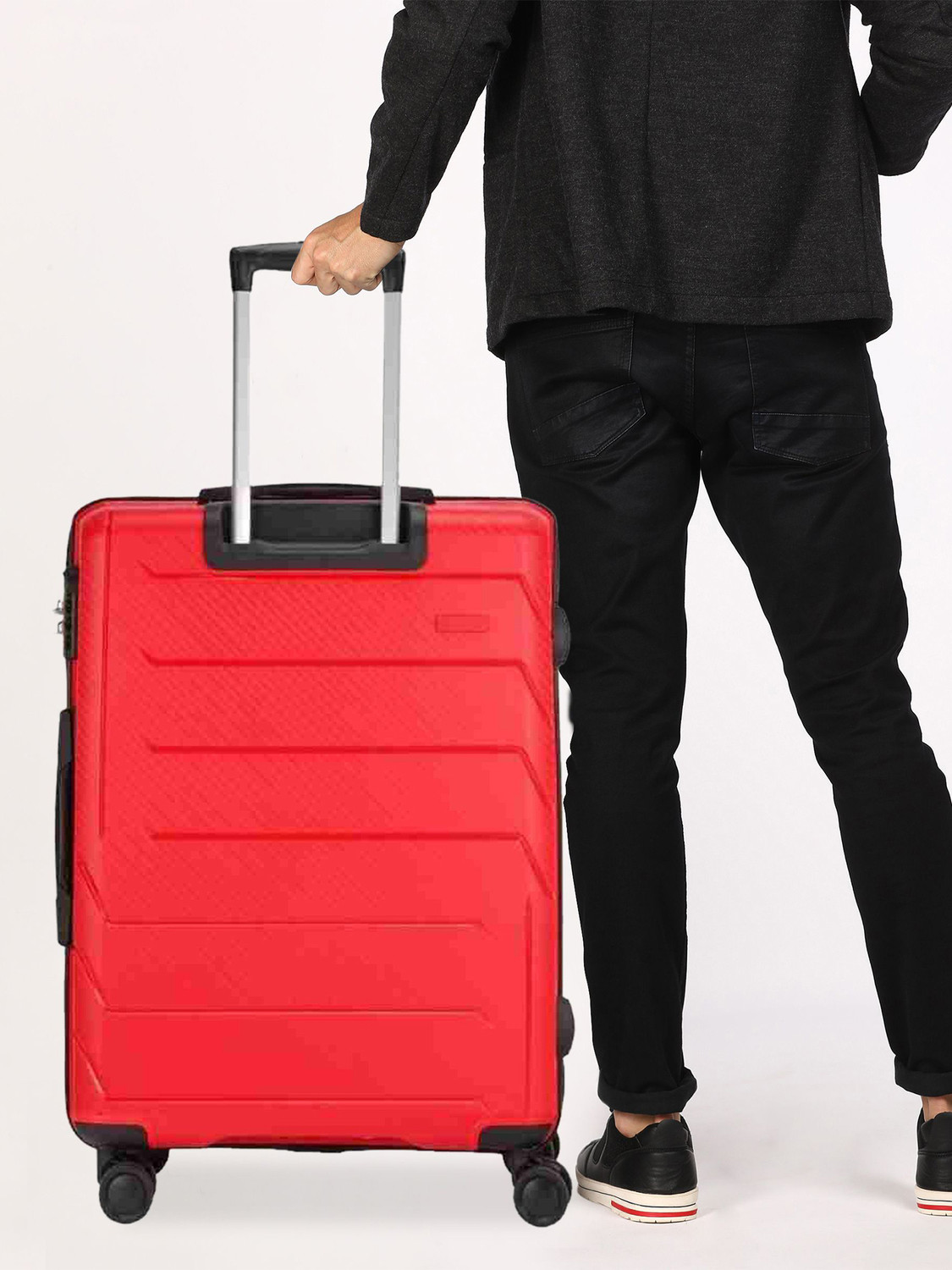 Image of ARISTOCRAT CHROMA STR SET ( SMALL+MEDIUM+LARGE SIZE ) Cabin & Check-in Set 8 Wheels - 28 inch