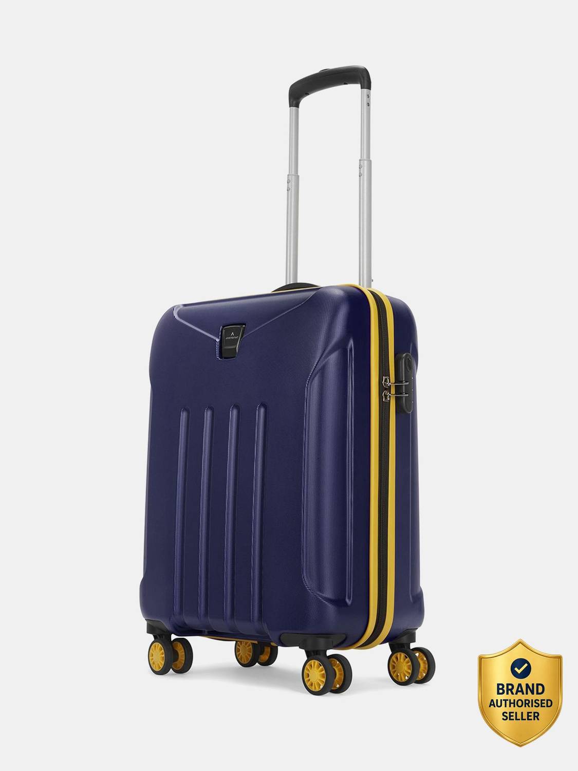 ARISTOCRAT Falcon Pro Polycarbonate | Trolley Bag With Combination Lock Cabin Suitcase 8 Wheels - 22 Inch