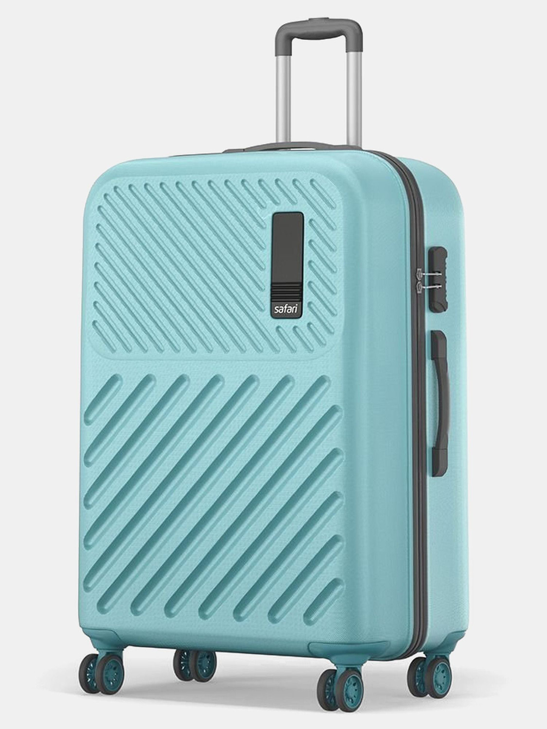 Image of SAFARI Large Check-in Suitcase (76 cm) 8 Wheels - Zodiac 76 - Teal