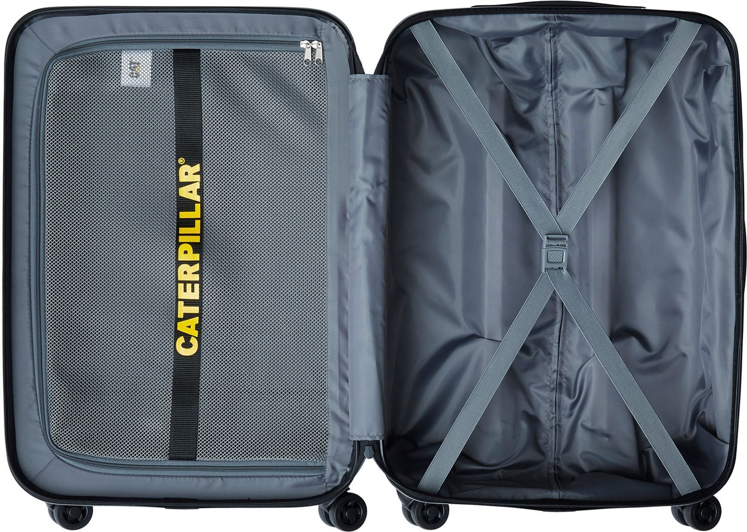 Image of CATERPILLAR Medium Check-in Suitcase (65 cm) 8 Wheels - Industrial Plate - Yellow