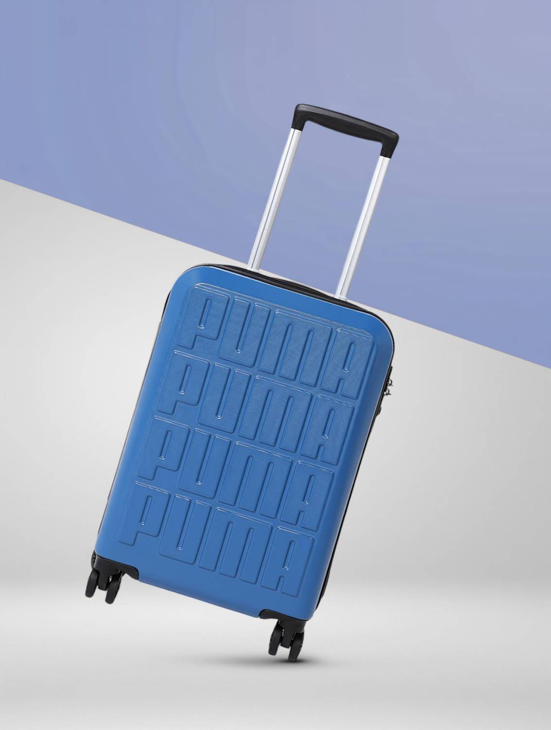 PUMA Stylised Trolley Bag -Small Cabin Suitcase 8 Wheels - 22 inch