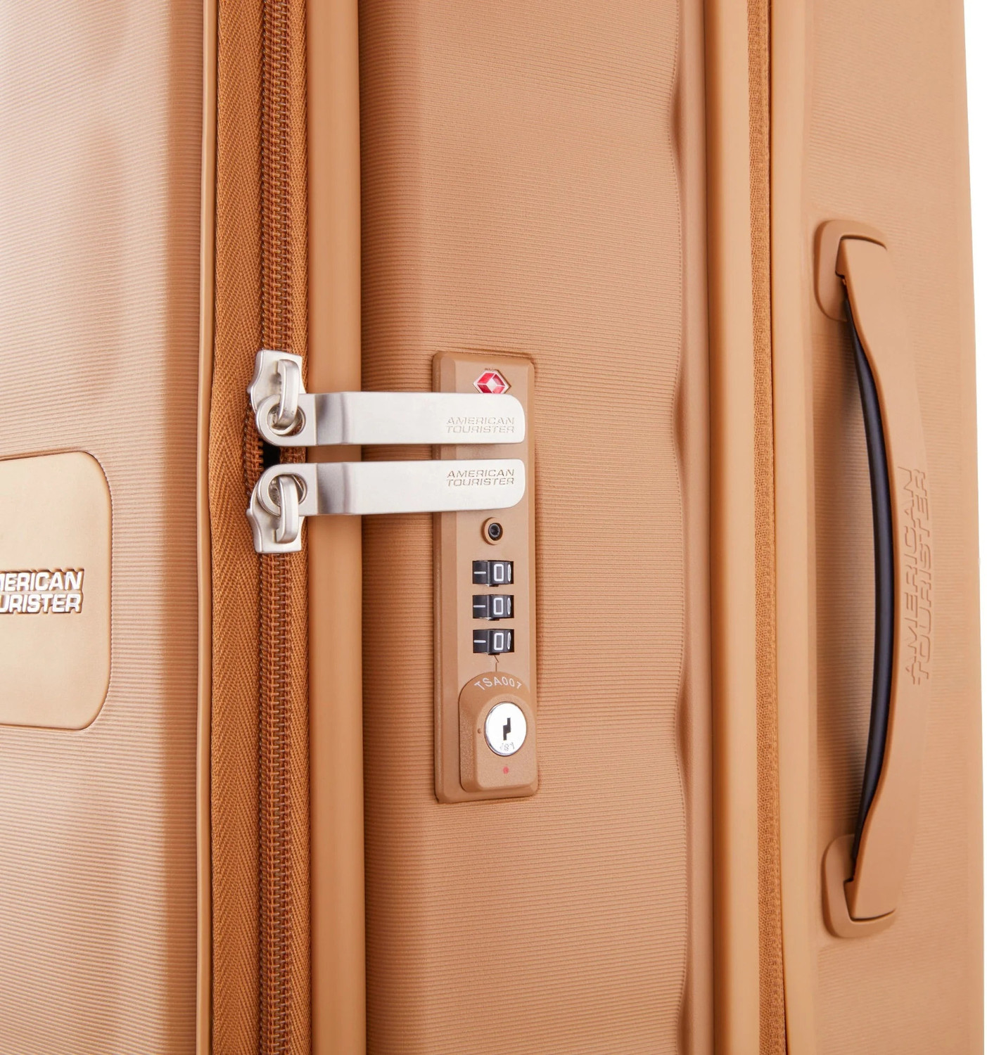 Image of AMERICAN TOURISTER Premium front open expandable Suitcase trolley bag with 8 Wheels, TSA lock Expandable Check-in Suitcase 8 Wheels - 27 inch