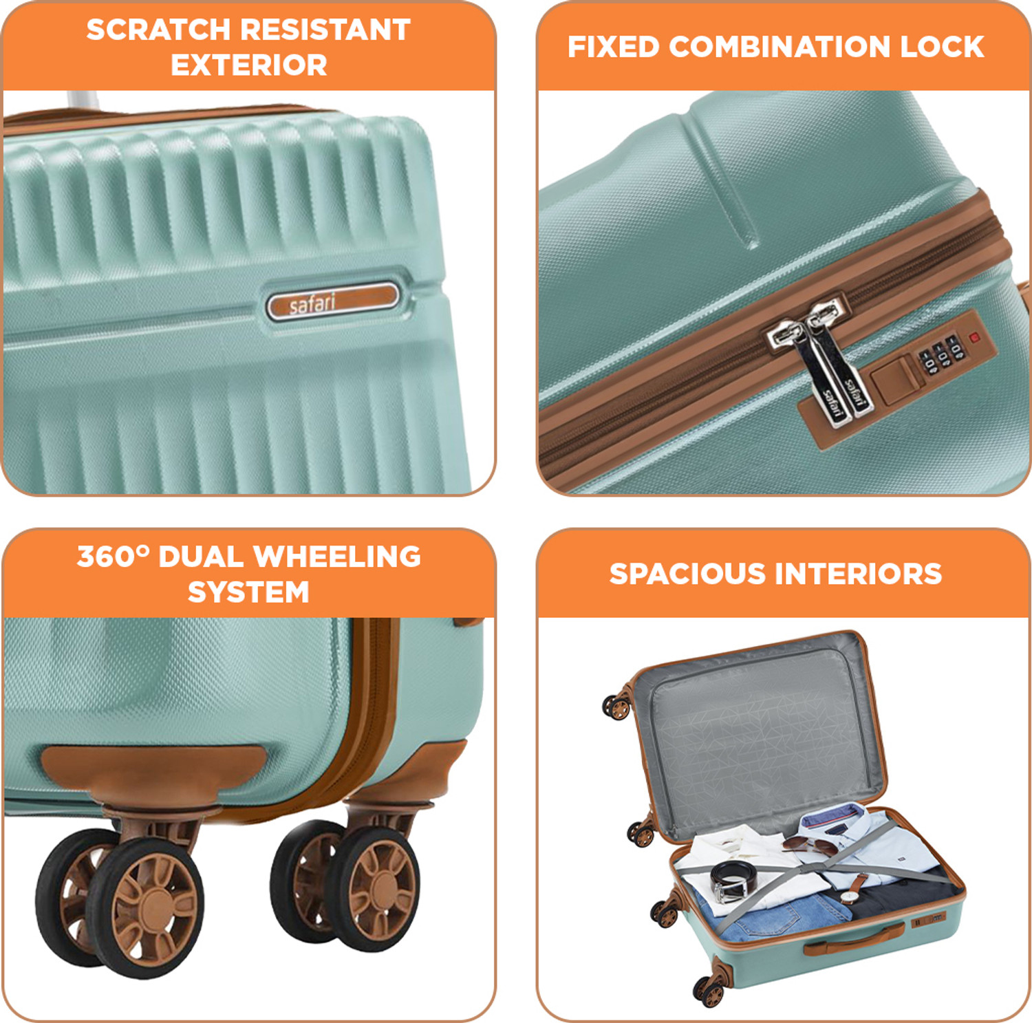Image of SAFARI Runner Cabin & Check-in Set 8 Wheels - 30 inch
