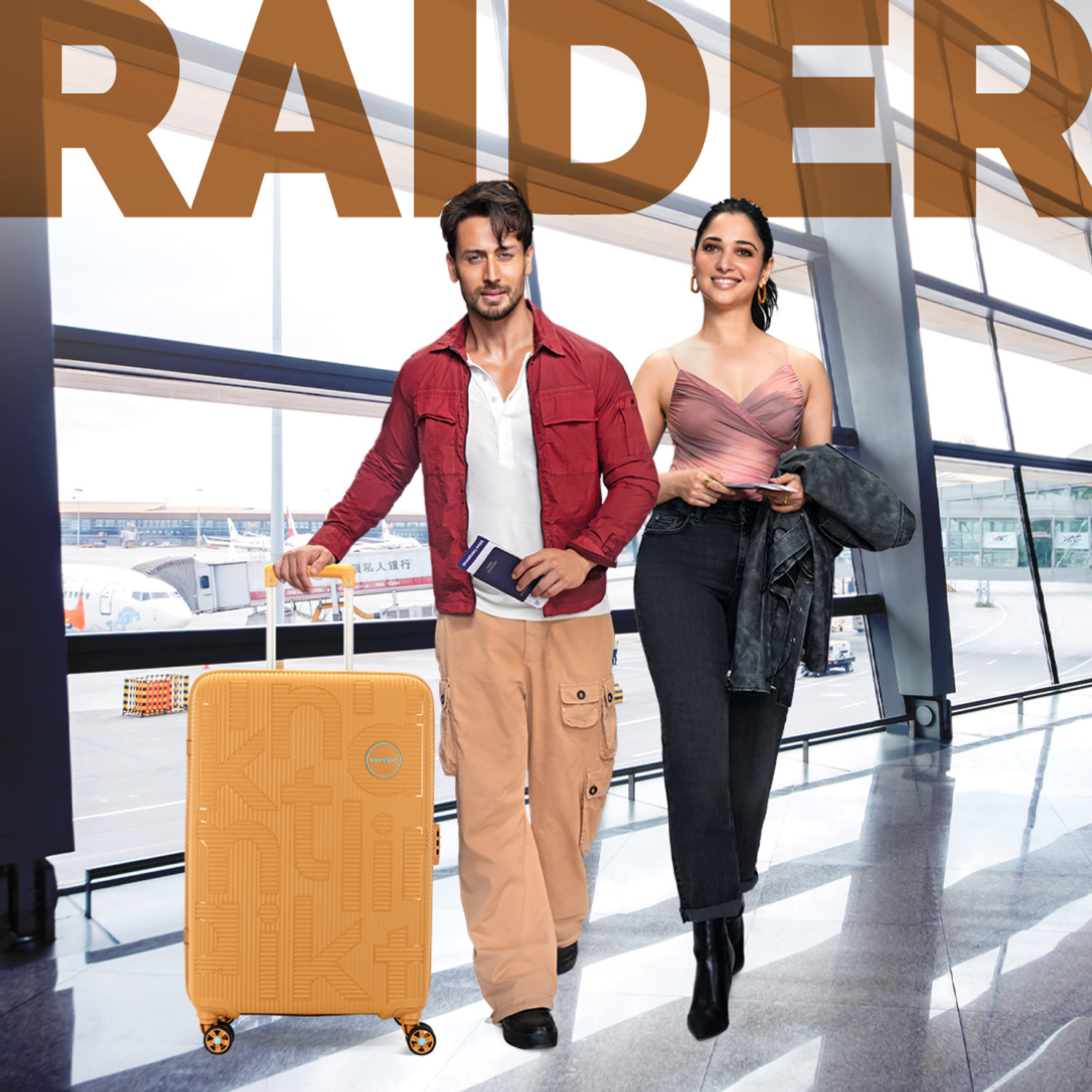 Image of KAMILIANT RAIDER POP Check-in Suitcase 8 Wheels - 27 inches