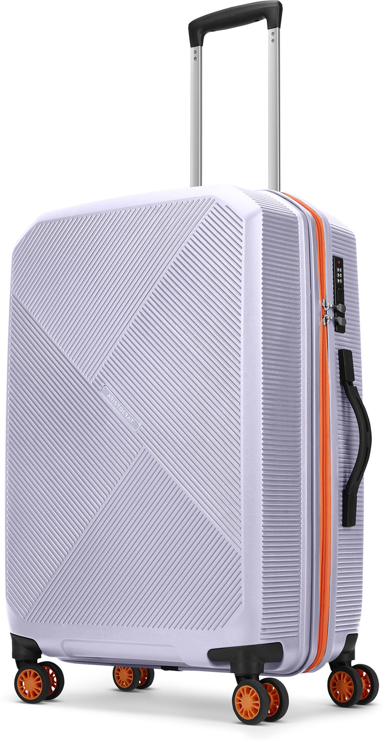 Image of ARISTOCRAT Apex Hard Side Polypropylene Luggage | Trolley Bag with Combination Lock Check-in Suitcase 8 Wheels - 27 Inch