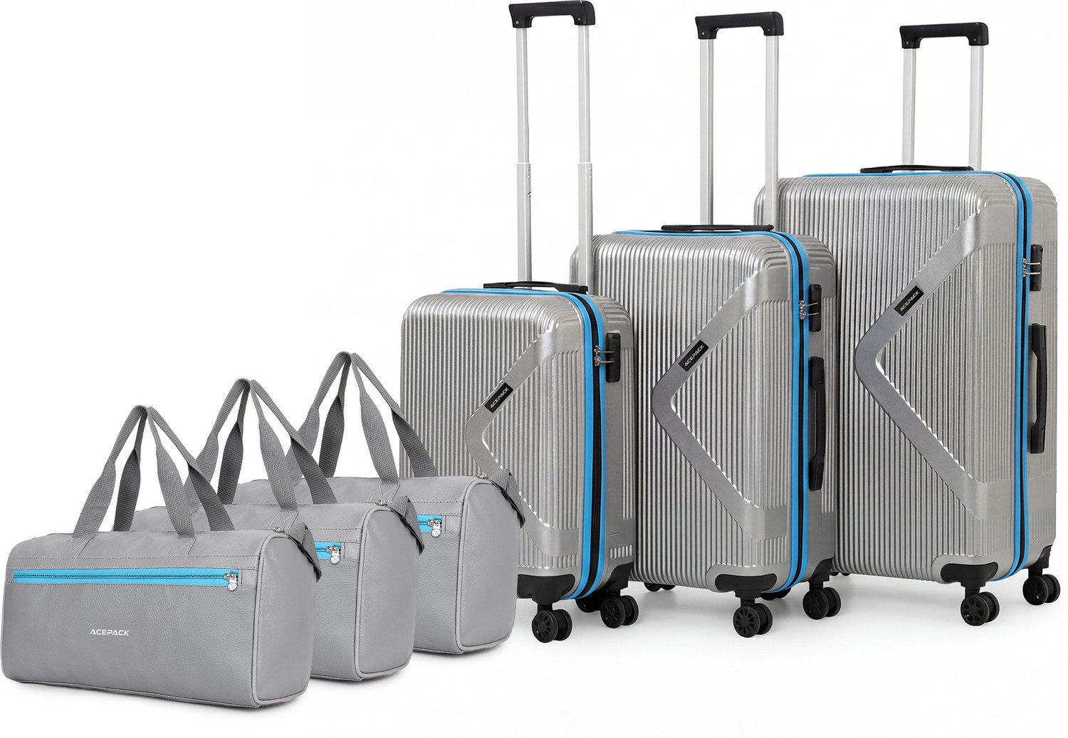 Image of ACEPACK Brampton Cabin & Check-in Set 8 Wheels - 28 inch