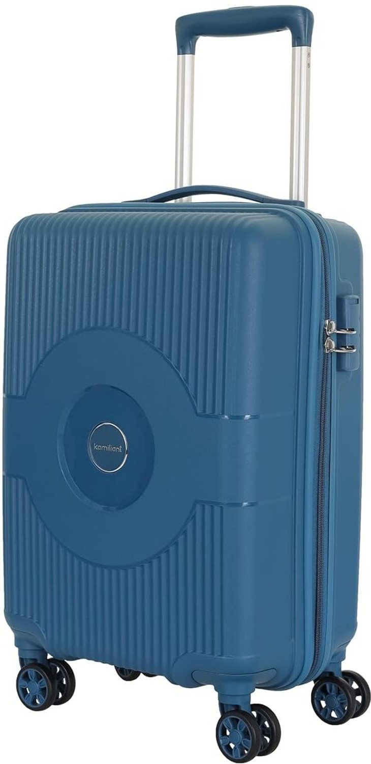 Image of KAMILIANT Suitcase trolley bag with 8 wheeler,number lock & 3 yrs international warranty Cabin Suitcase 8 Wheels - 22 inch