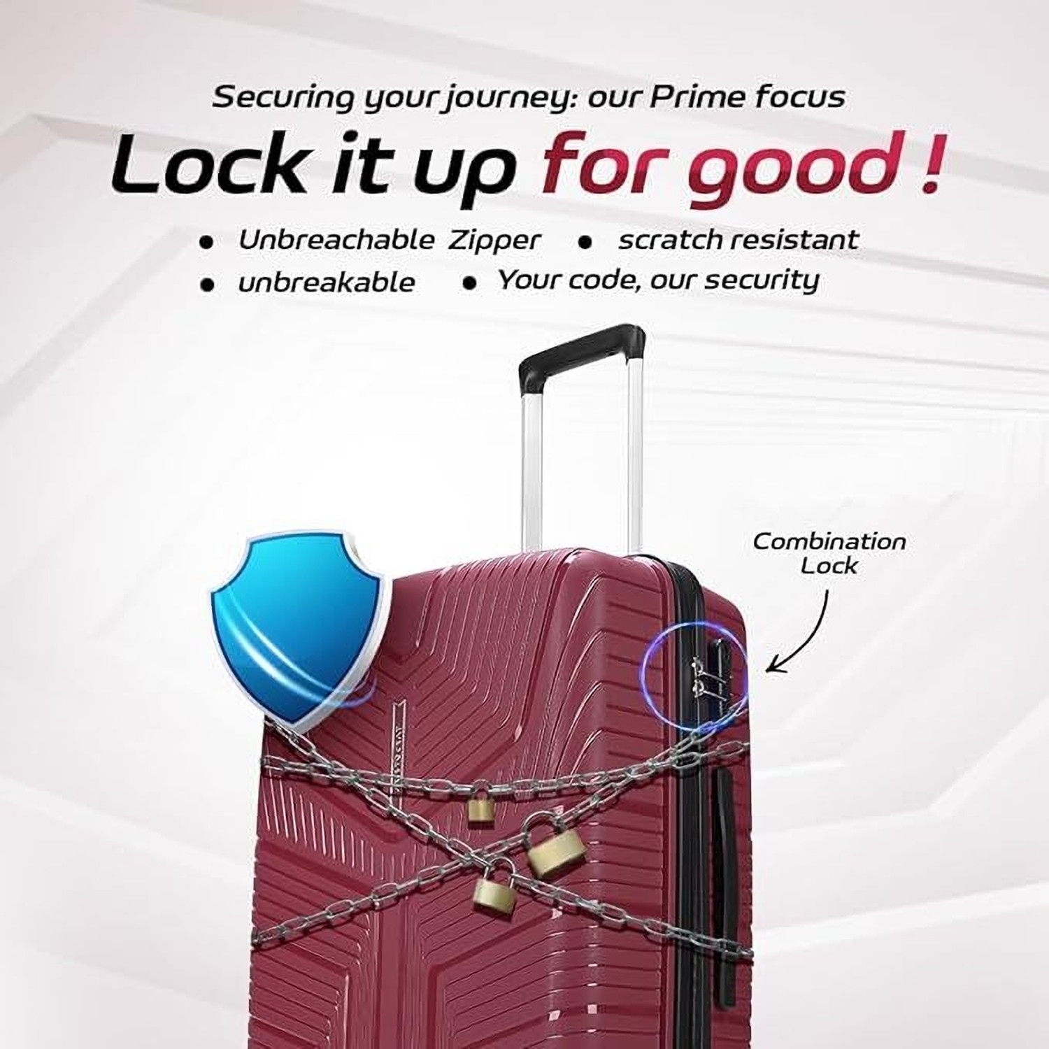 Image of Aristocrat by VIP SLAY PRO 66 Check-in Suitcase 8 Wheels - 20 inch
