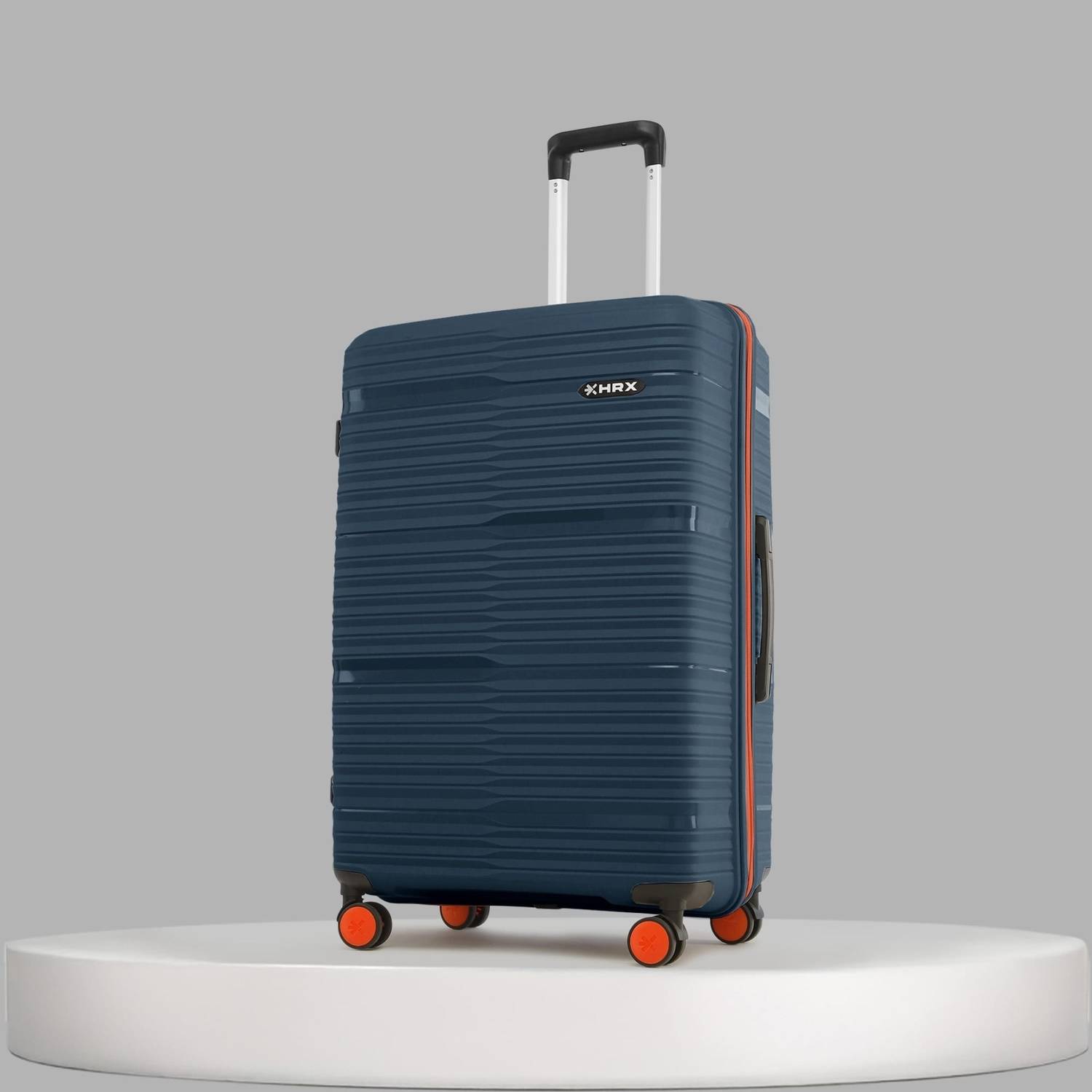 HRX Zanzibar Check-in Suitcase 8 Wheels - 30 inch Blue - Price in