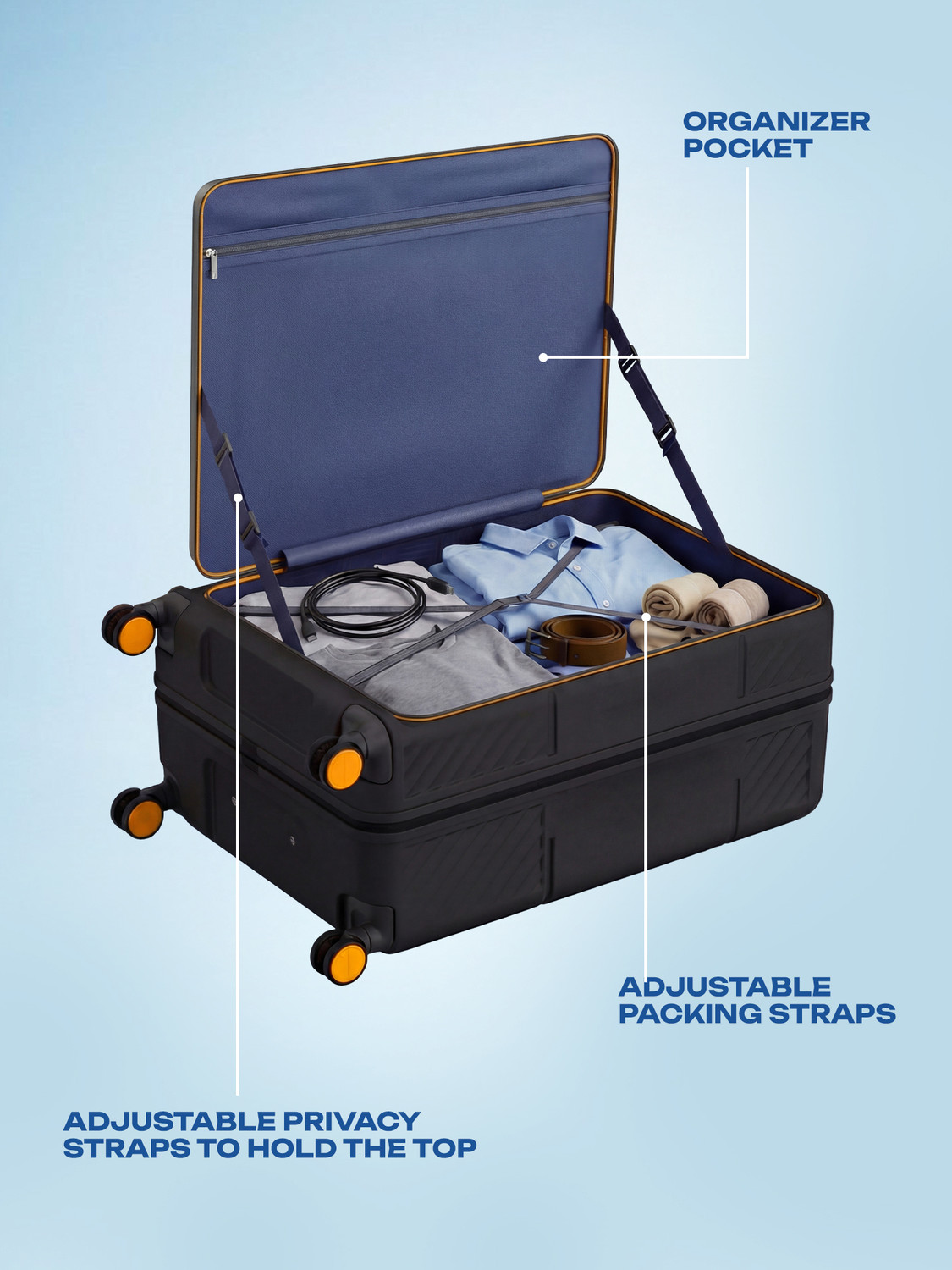 Image of SAFARI NOX Cabin Suitcase 8 Wheels - 22 inch