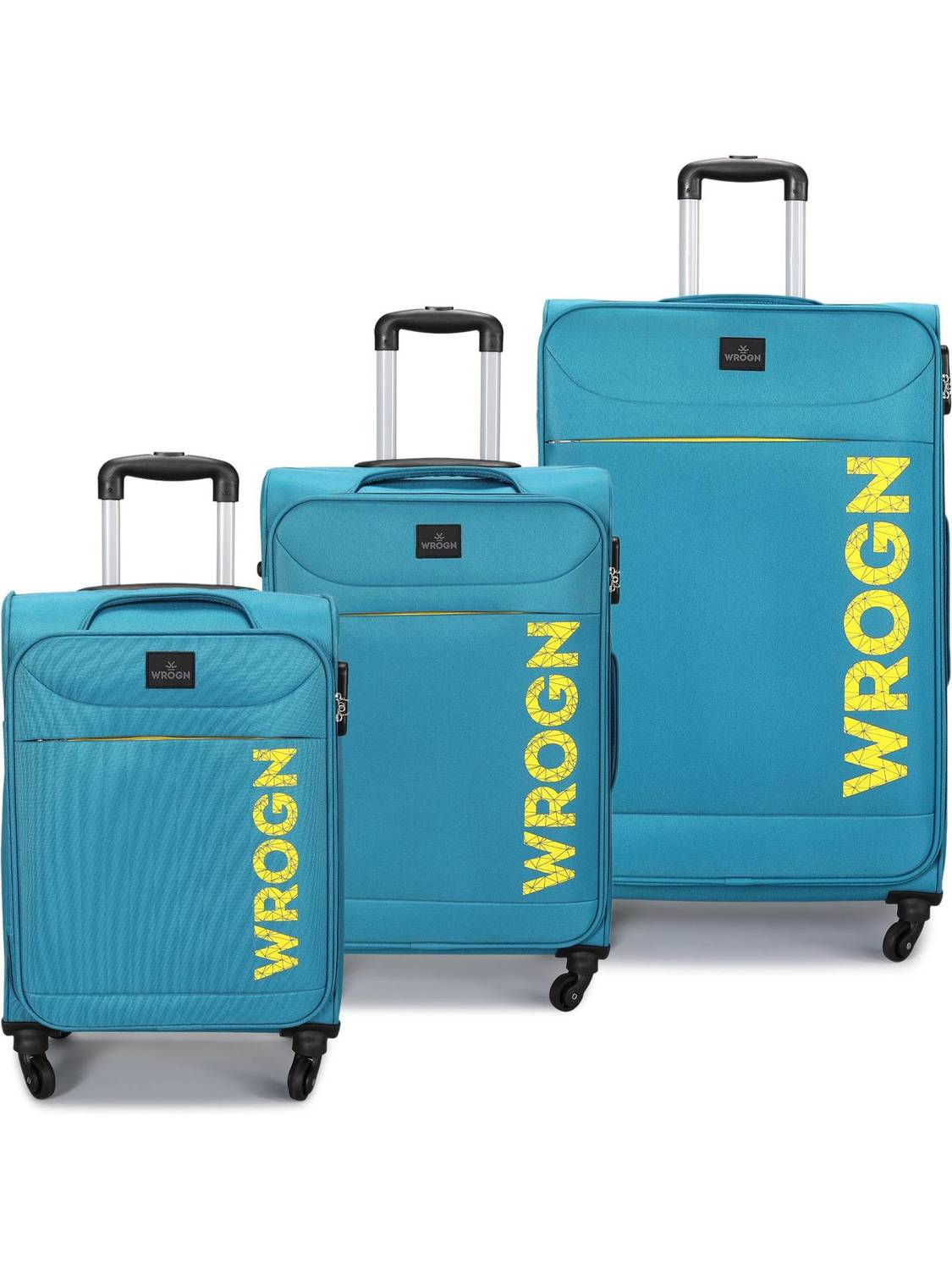 WROGN Aspire Set-3(22 Inch+26 Inch+ 30 Inch) Cabin & Check-in Set 4 Wheels - 30 inch