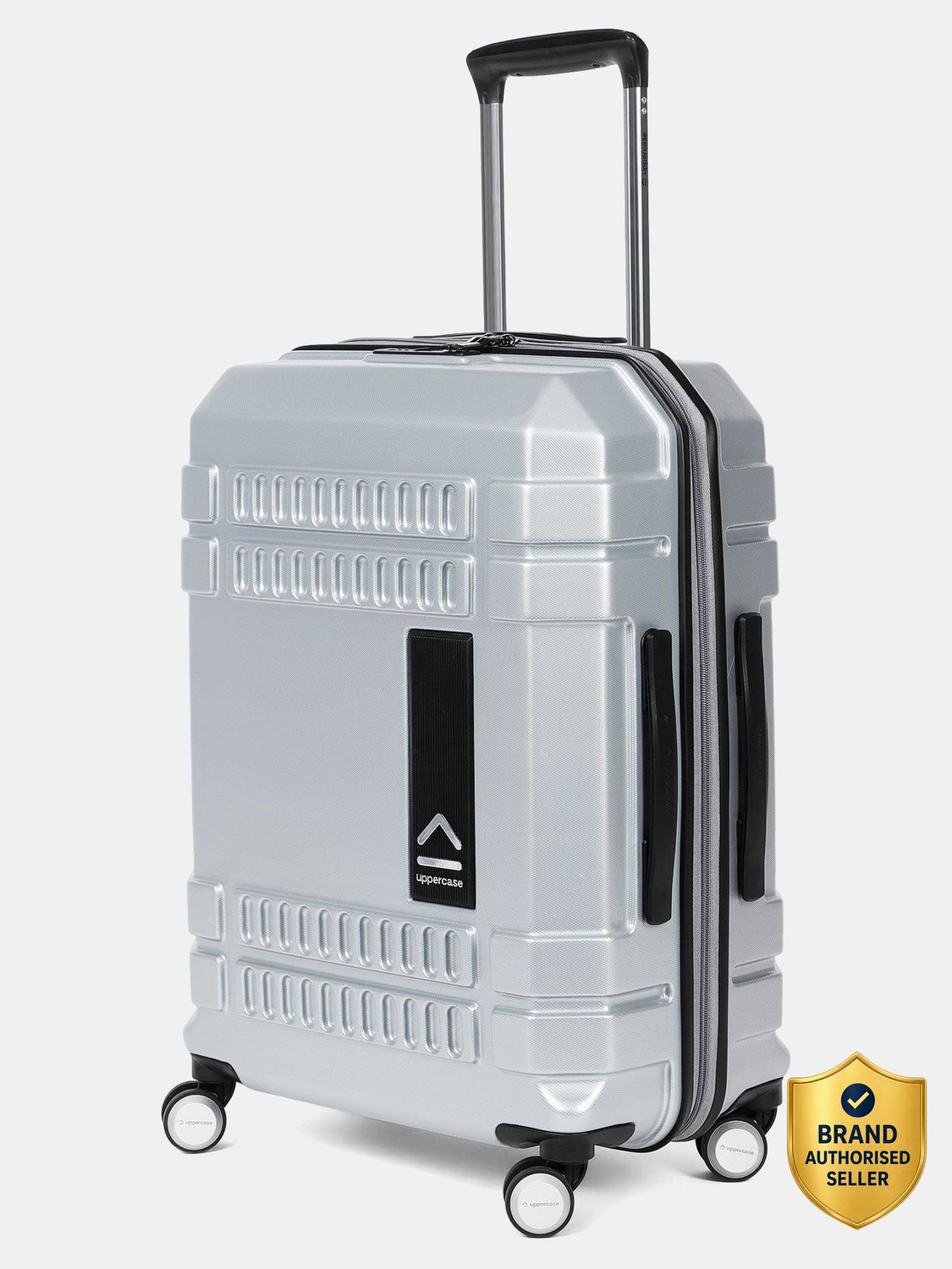 Uppercase Bullet Medium Check-in 66cm Hardsided Trolley Bag, TSA Lock Check-in Suitcase 8 Wheels - 26 inch