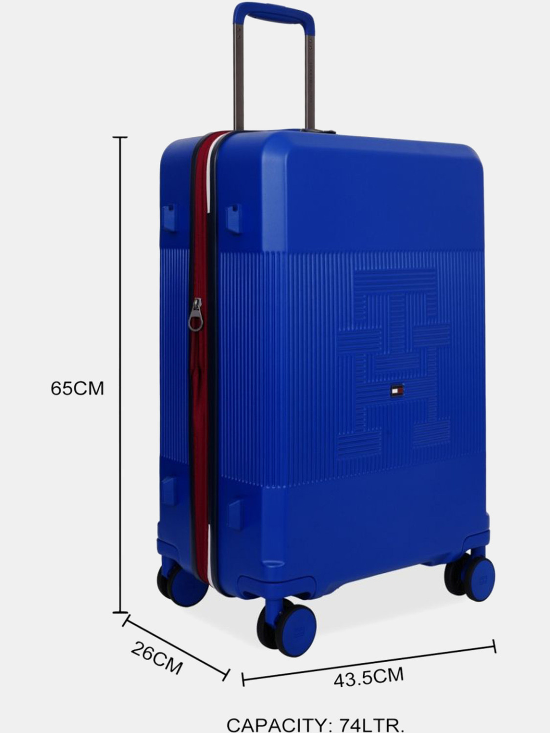 Image of TOMMY HILFIGER Patrick Expandable Check-in Suitcase 8 Wheels - 26 Inch