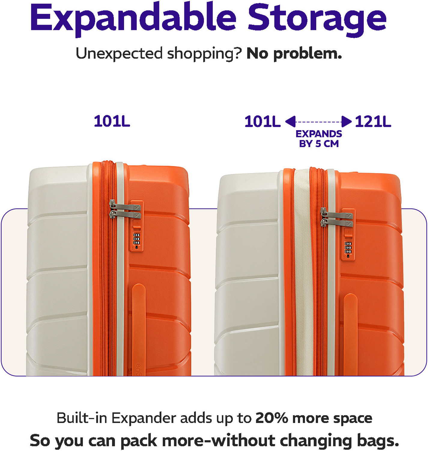 Image of PROVOGUE Cascade Expandable Check-in Suitcase 8 Wheels - 30 inch
