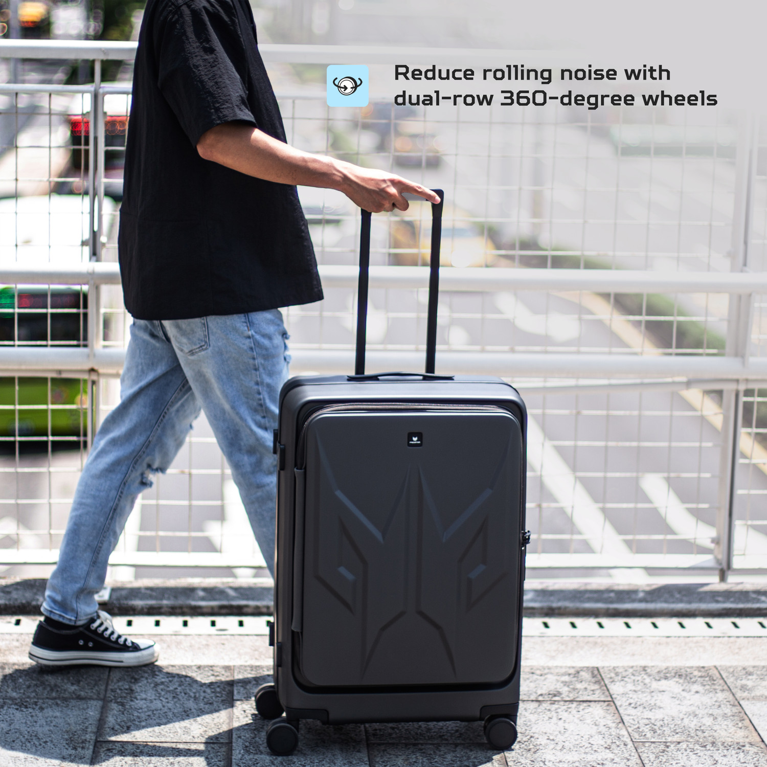Image of Acer Predator Check-in Suitcase 8 Wheels - 25 Inch