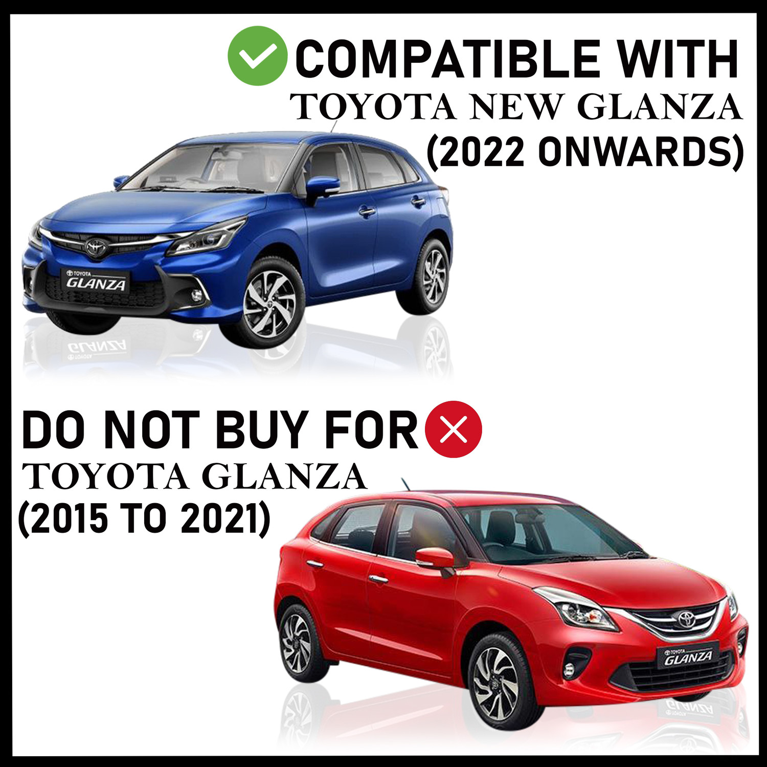 Image of autoluxer Side Window Sun Shade For Toyota Glanza