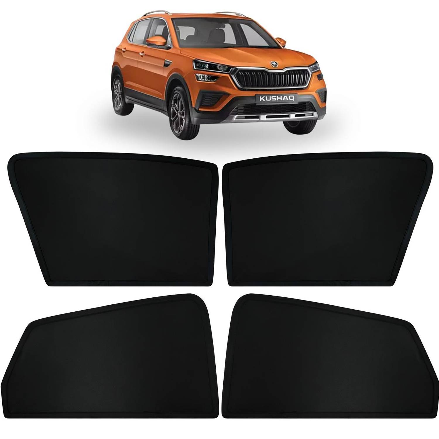 autoluxer Side Window Sun Shade For Skoda Kushaq