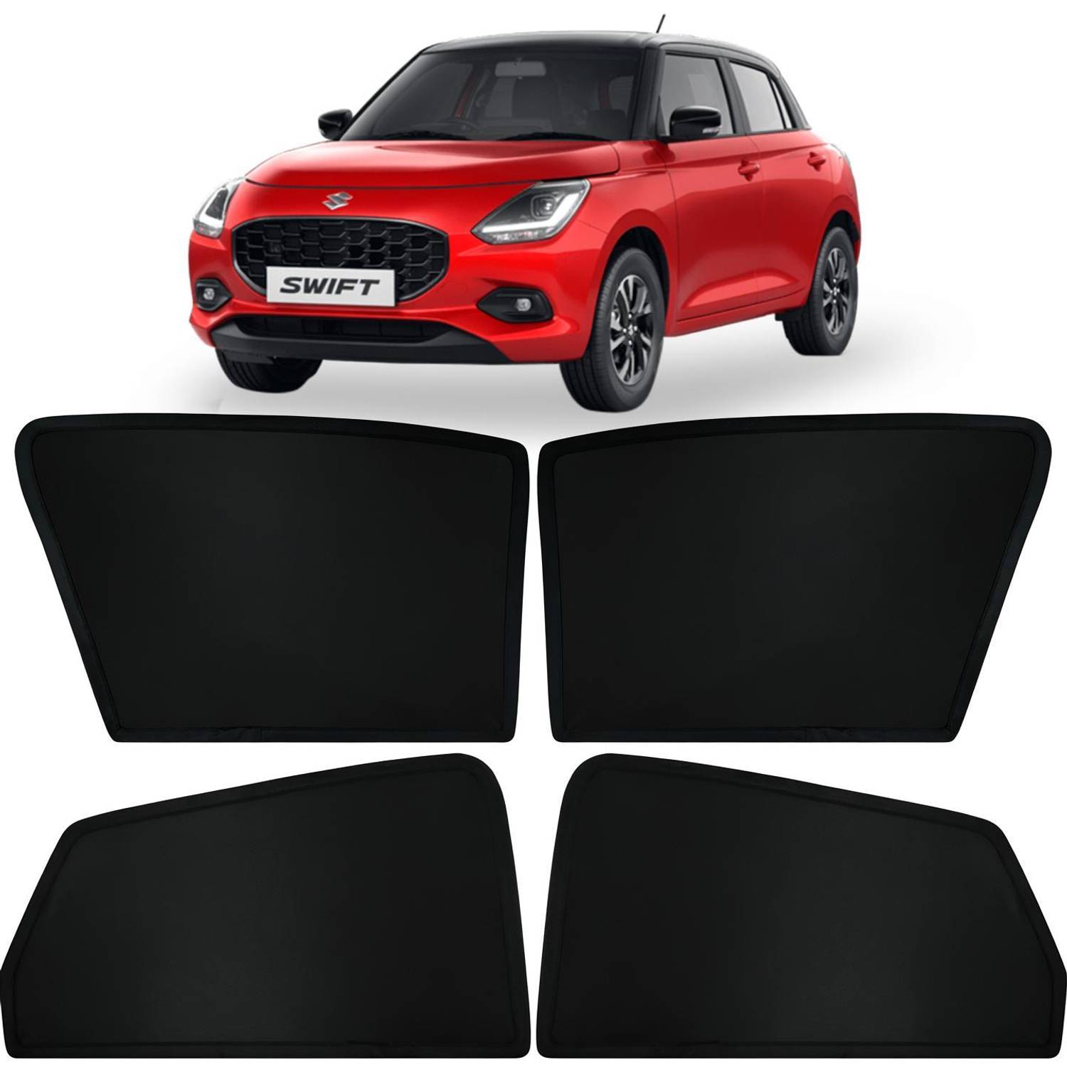 autoluxer Side Window Sun Shade For Maruti Suzuki Swift