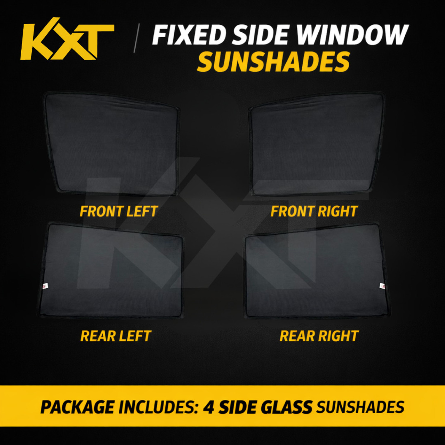 Image of Kxt Side Window Sun Shade For Hyundai i10