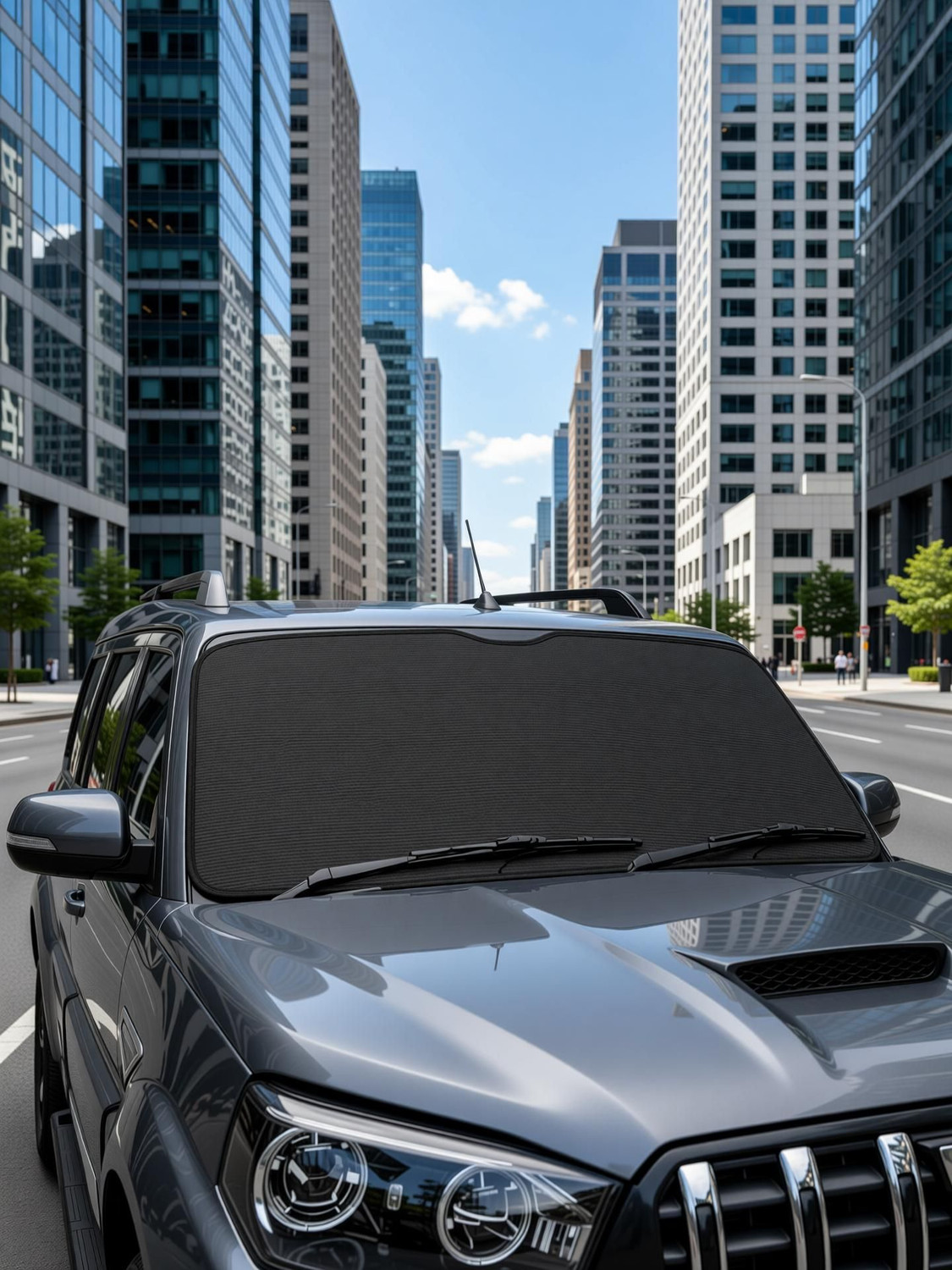 Image of KOZDIKO Rear Window Sun Shade For Mahindra Scorpio Classic